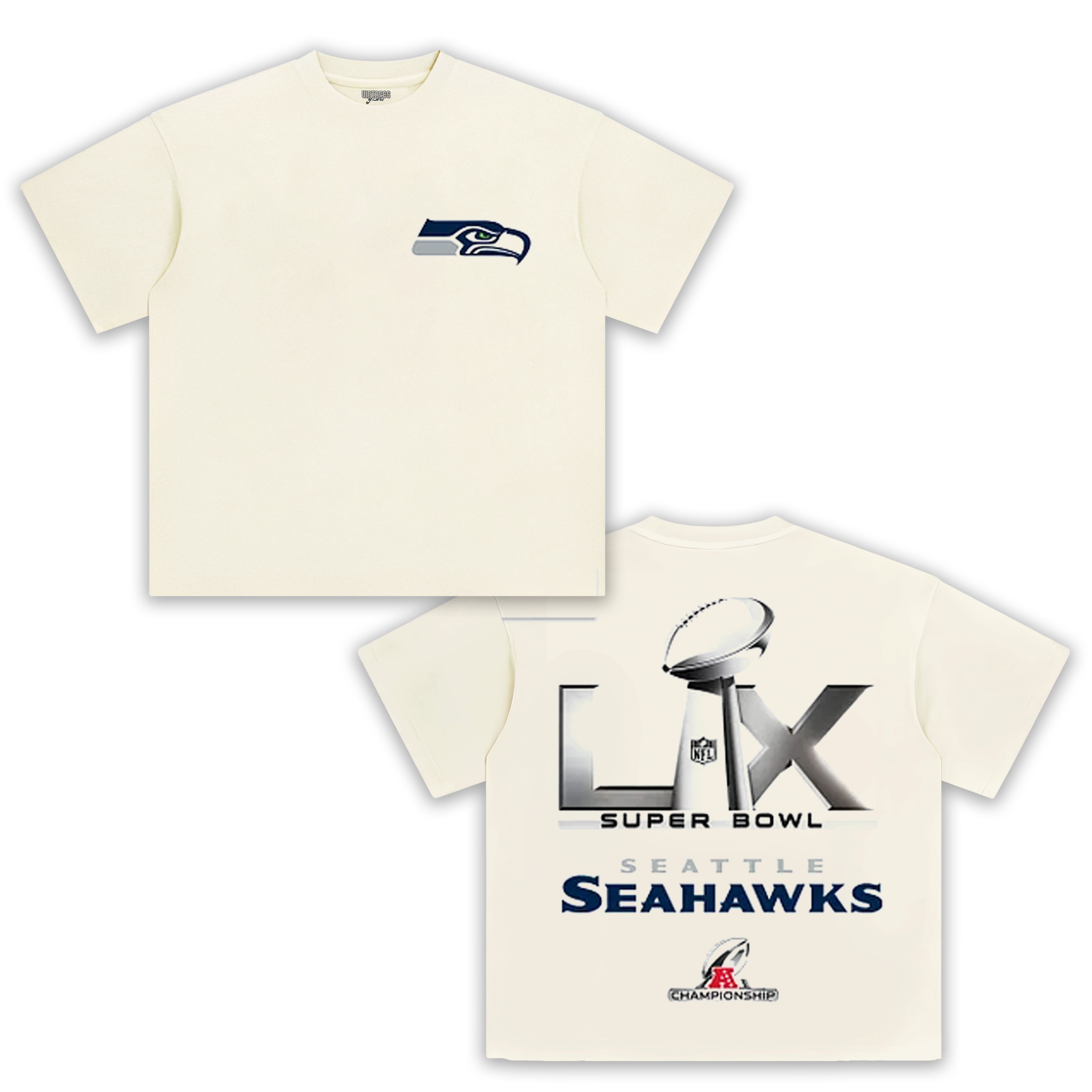 2026 SUPER BOWL LX & SEATTLE SEAHAWKS V2 TEE