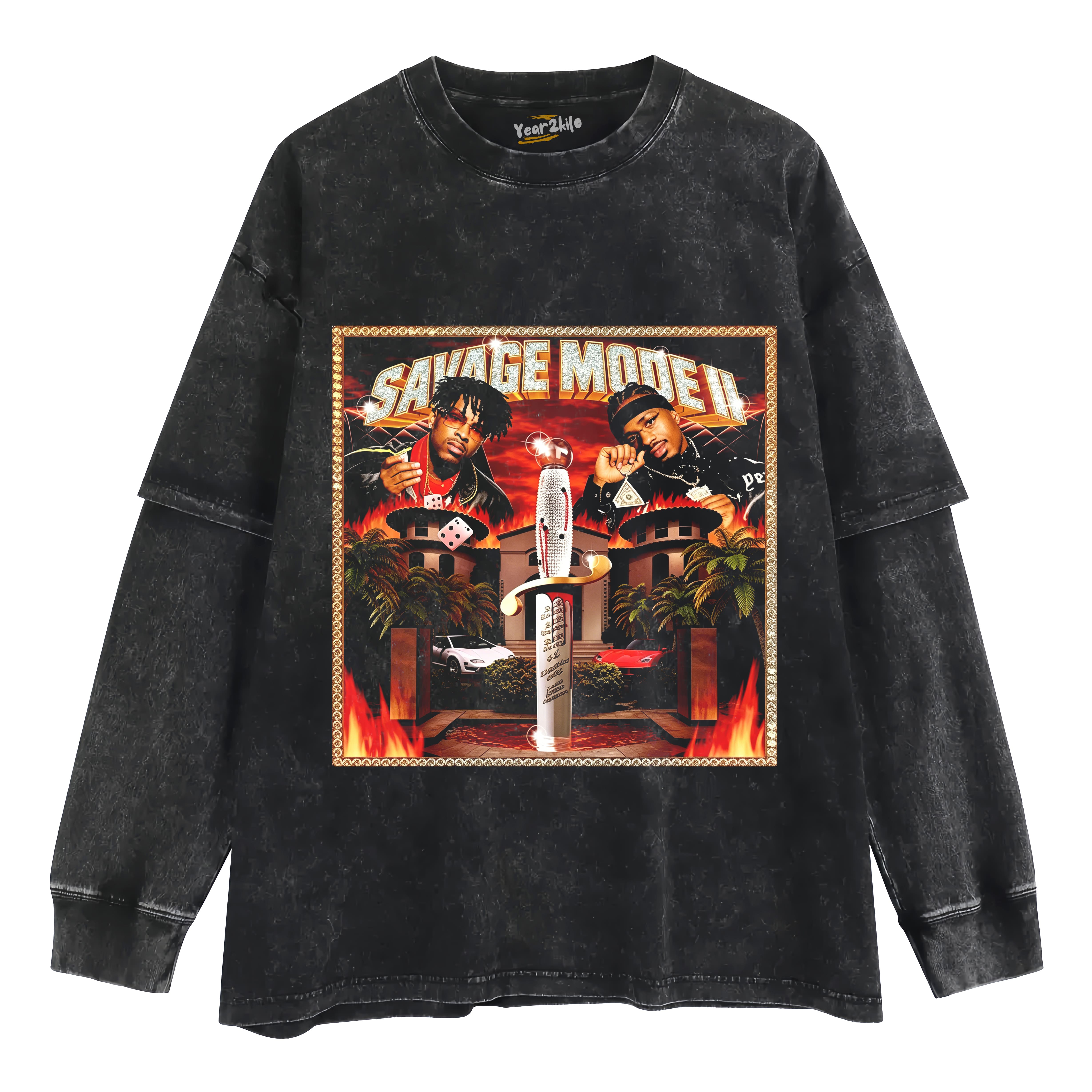 21 SAVAGE TANK TOP & TEE & LONG SLEEVE & LAYERED LS & HOODIE