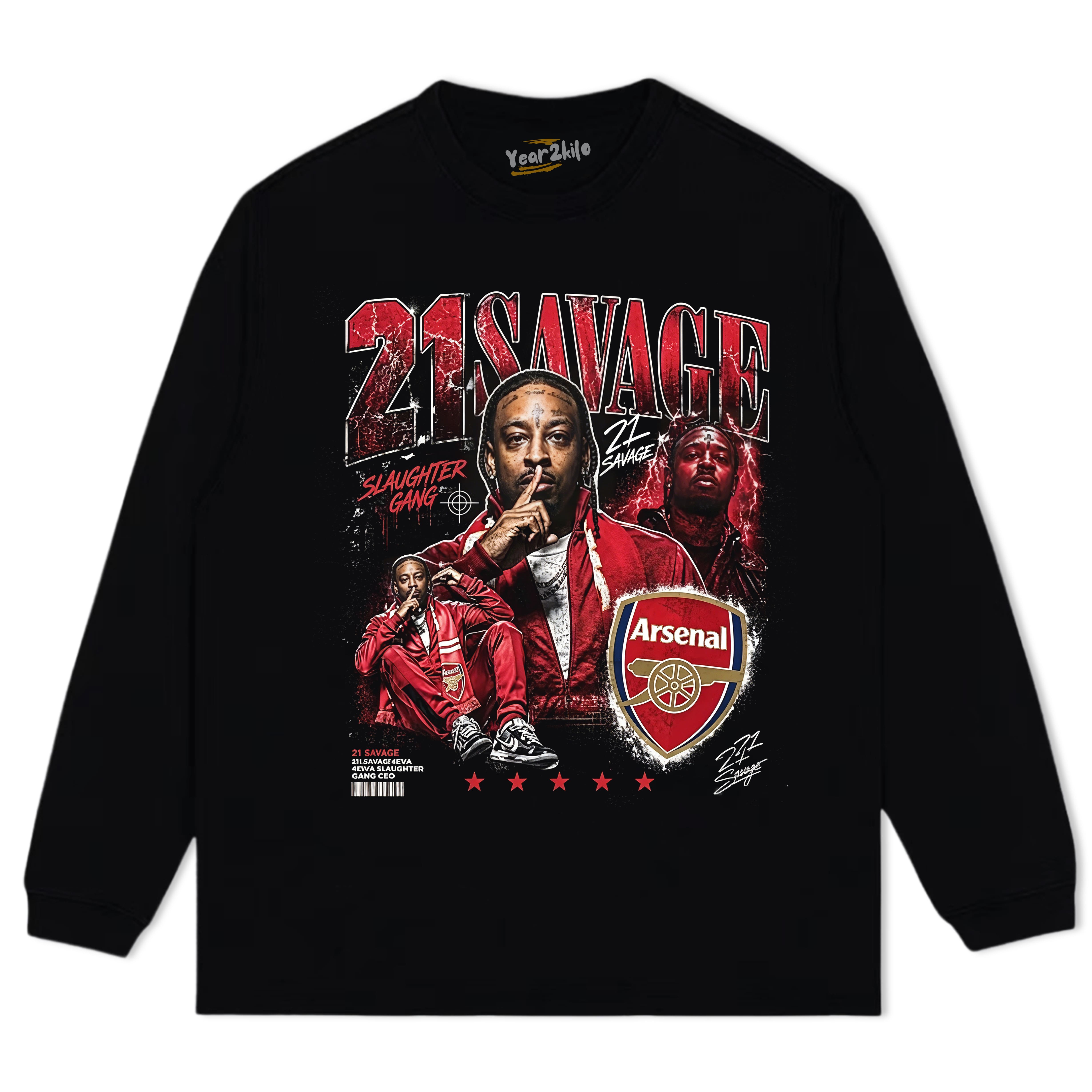 21 SAVAGE TANK TOP & TEE & LONG SLEEVE & LAYERED LS & HOODIE
