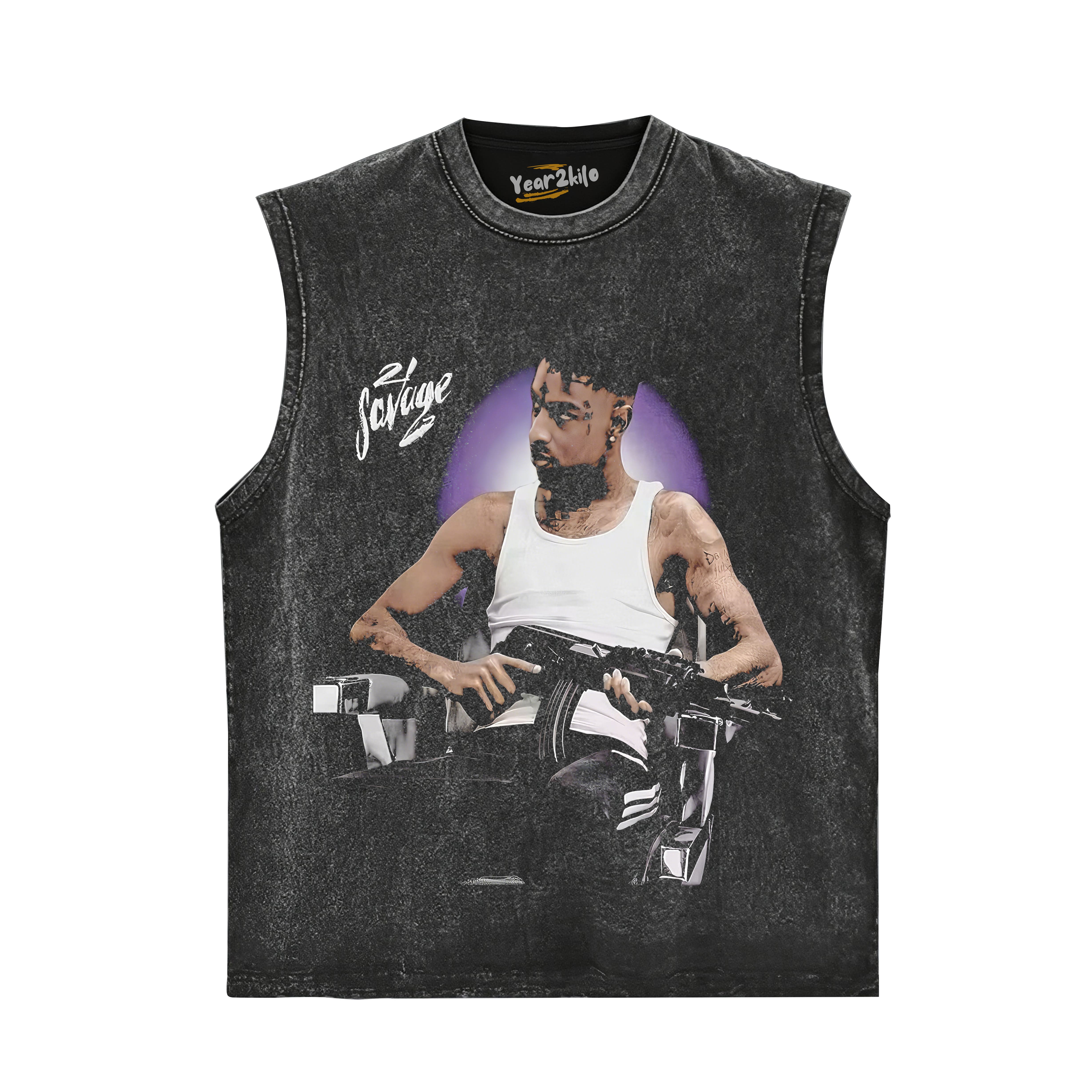 21 SAVAGE V2 TANK TOP & TEE & LONG SLEEVE & LAYERED LS & HOODIE
