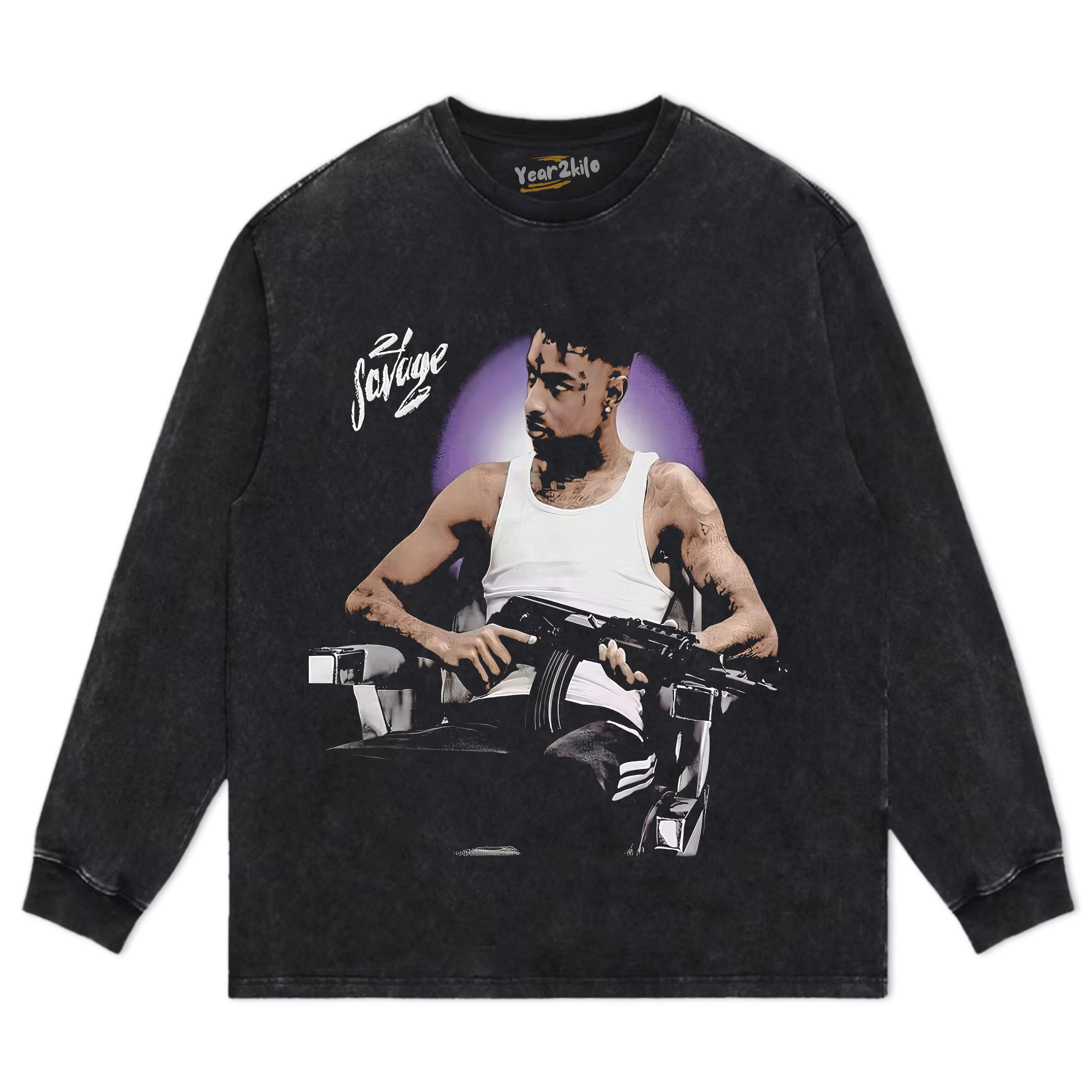 21 SAVAGE V2 TANK TOP & TEE & LONG SLEEVE & LAYERED LS & HOODIE