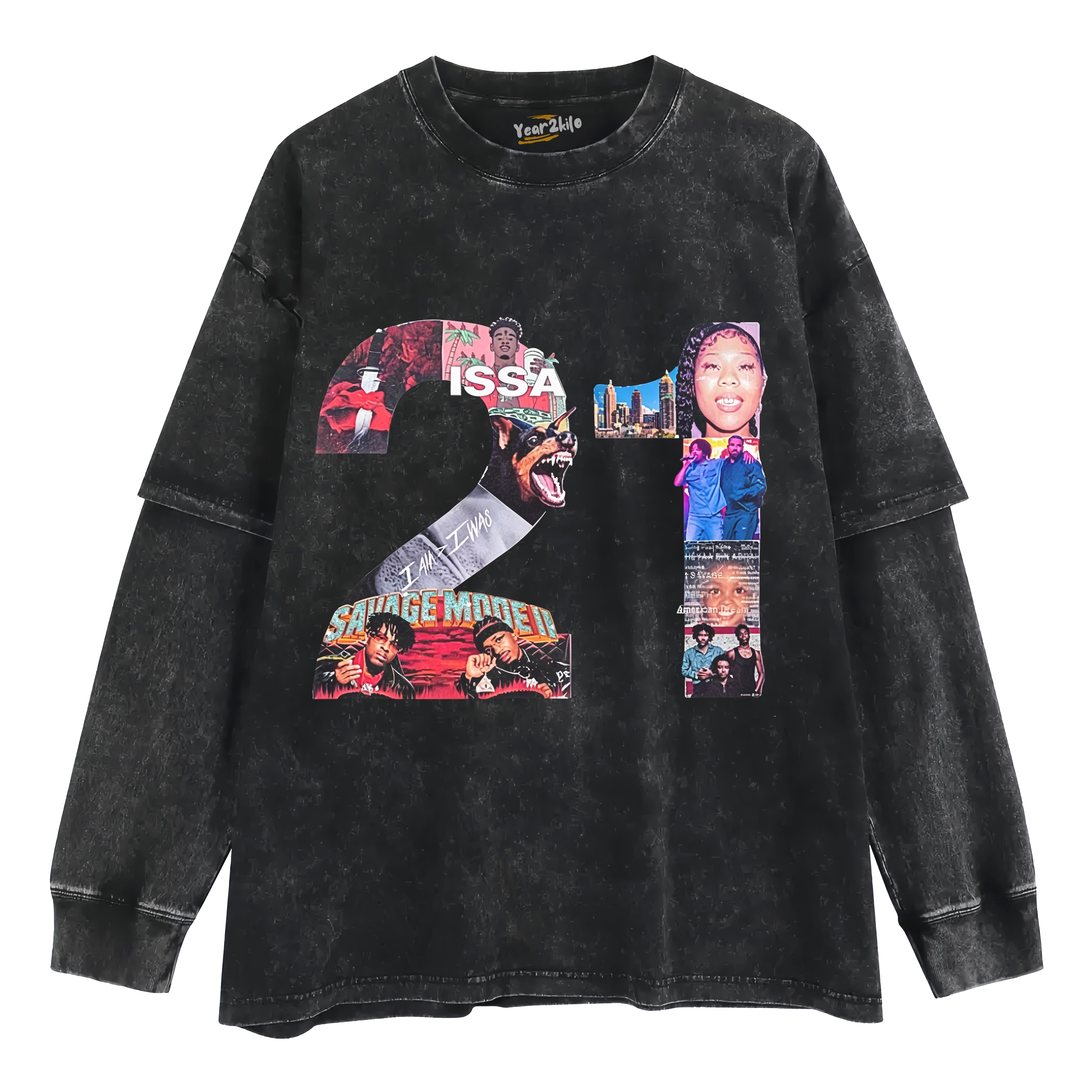 21 SAVAGE V5 TANK TOP & TEE & LONG SLEEVE & LAYERED LS & HOODIE