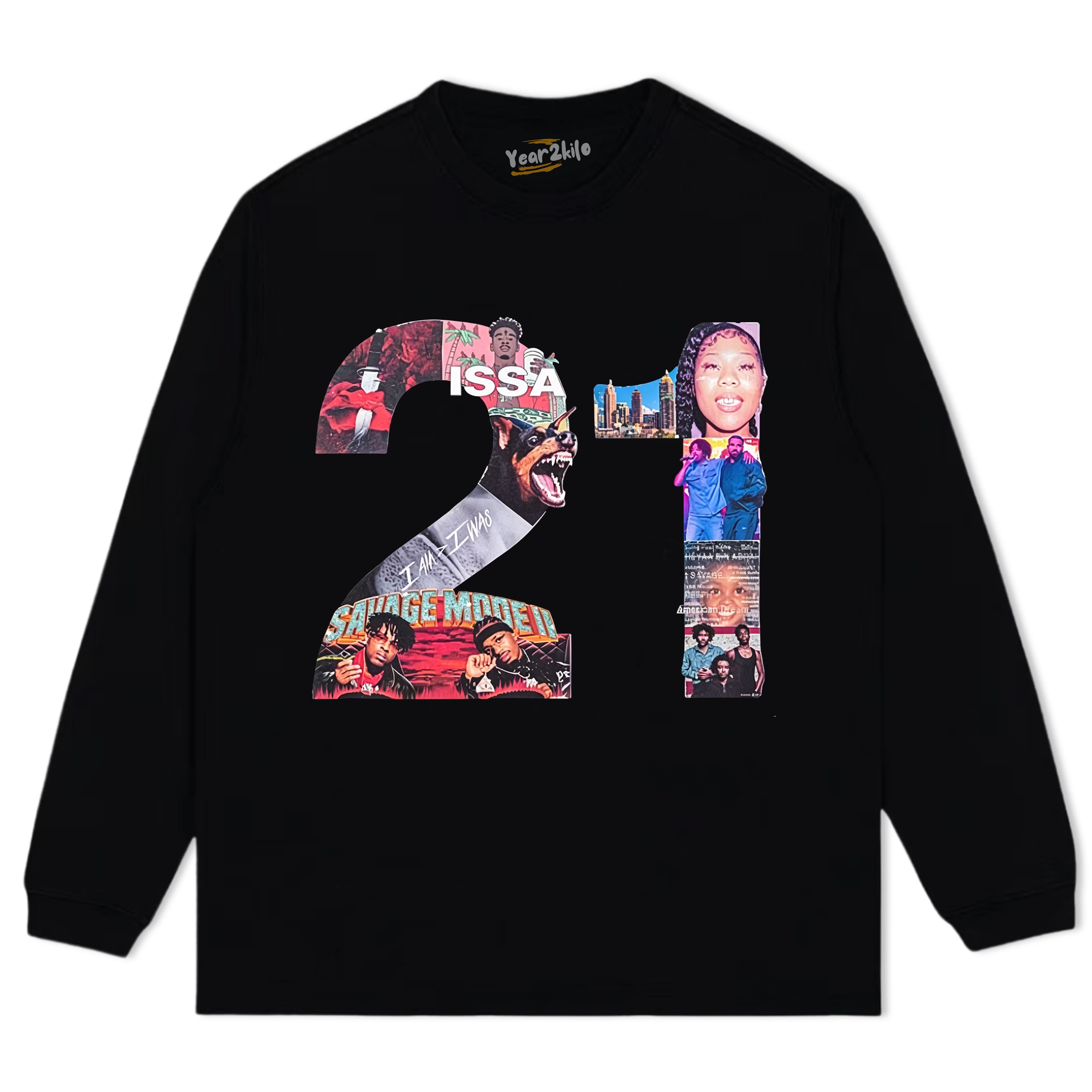 21 SAVAGE V5 TANK TOP & TEE & LONG SLEEVE & LAYERED LS & HOODIE