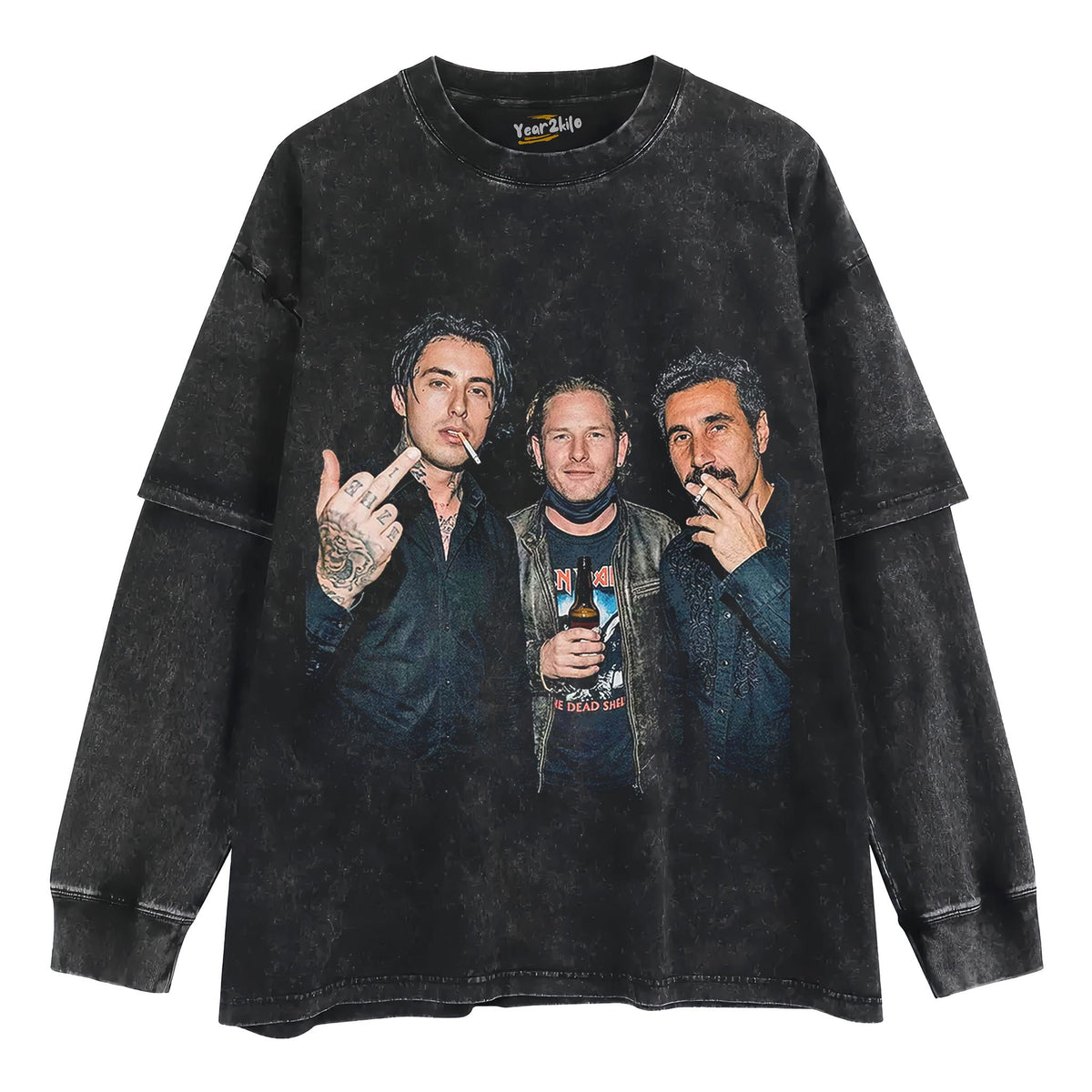RONNIE RADKE & COREY TAYLOR & SERJ TANKIAN V2 TANK TOP & TEE & LONG SLEEVE & LAYERED LS & HOODIE