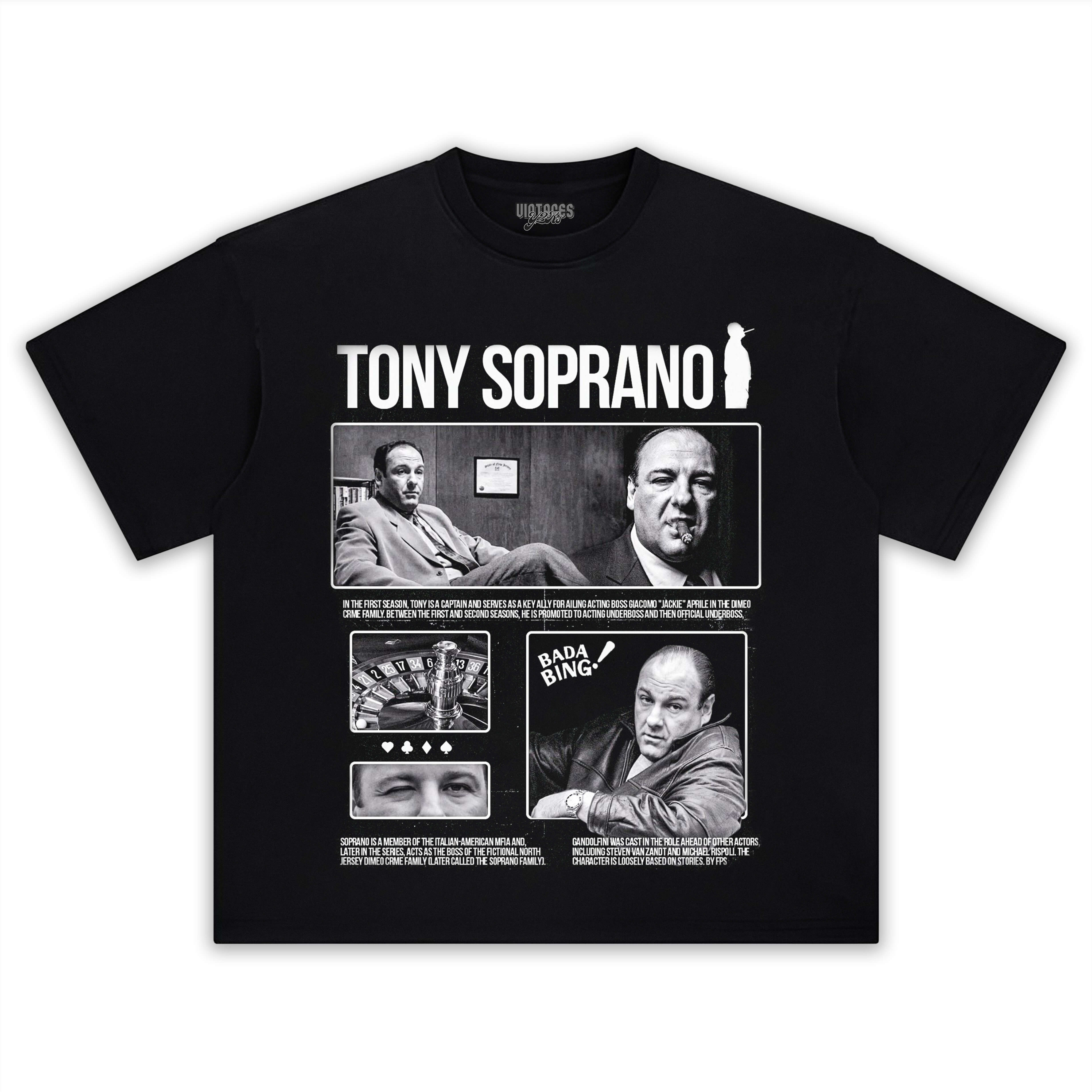 TONY SOPRANO FILM NOIR 5 LONG SLEEVES & HOODIES - Year2kilo