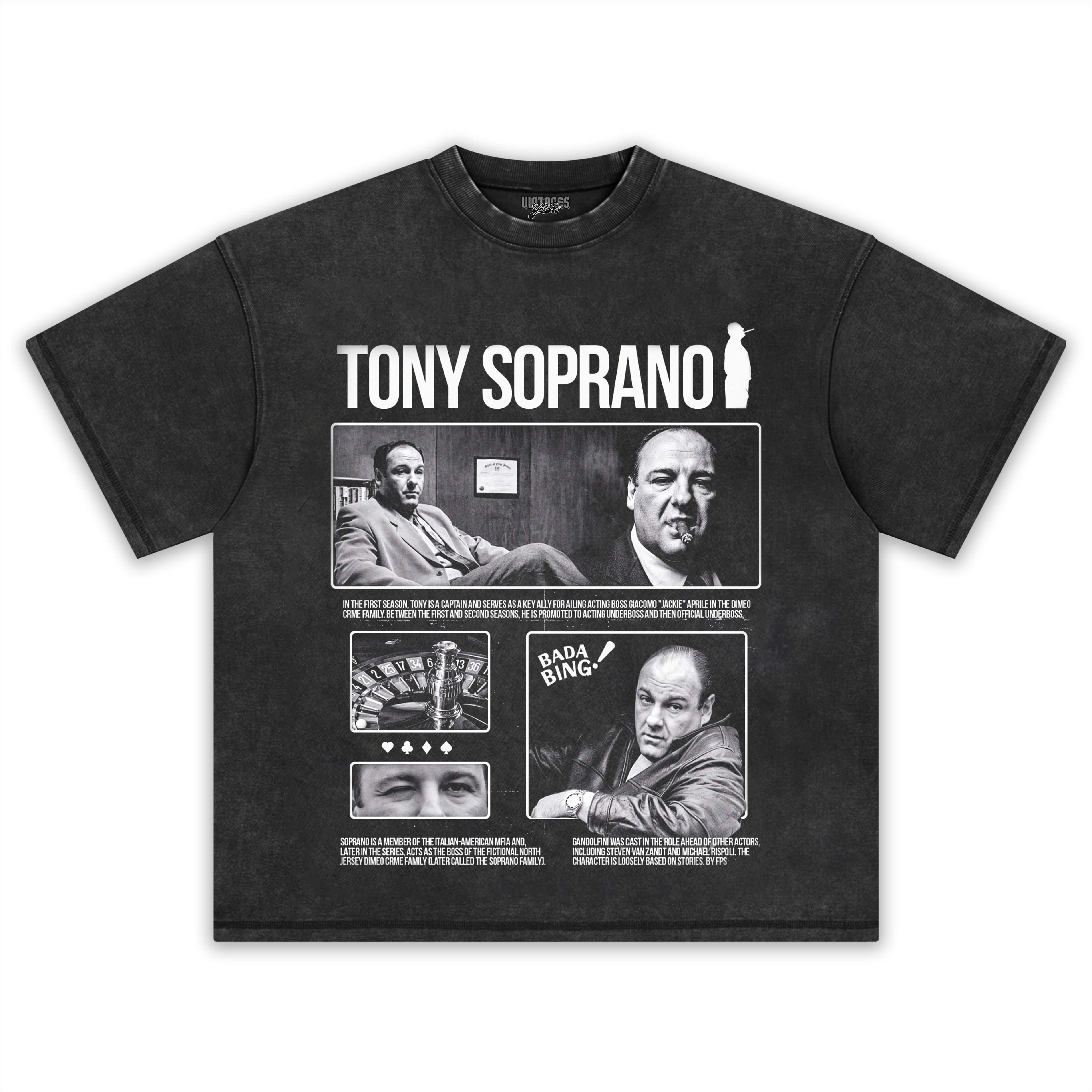 TONY SOPRANO FILM NOIR 5 LONG SLEEVES & HOODIES - Year2kilo