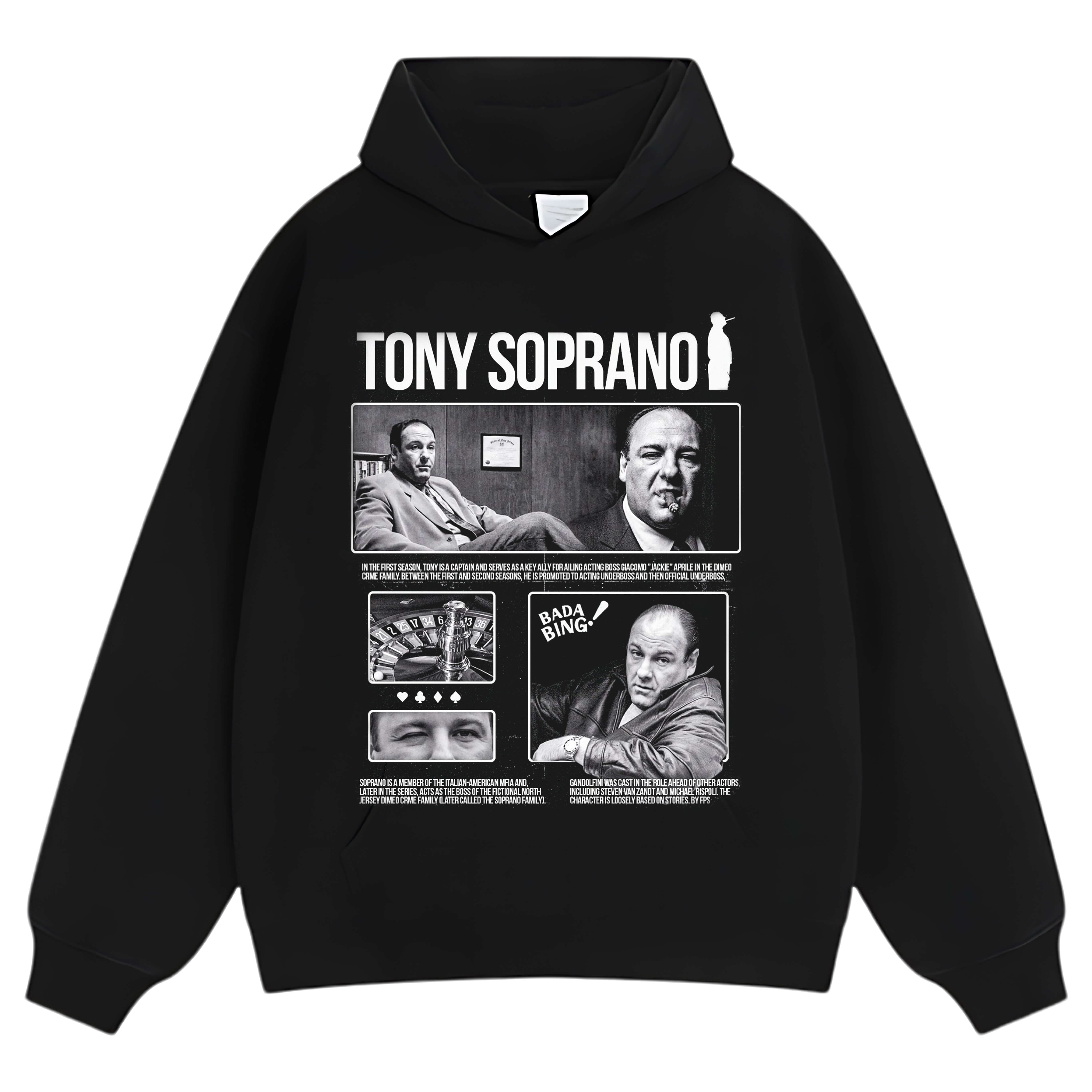 TONY SOPRANO FILM NOIR 5 LONG SLEEVES & HOODIES - Year2kilo