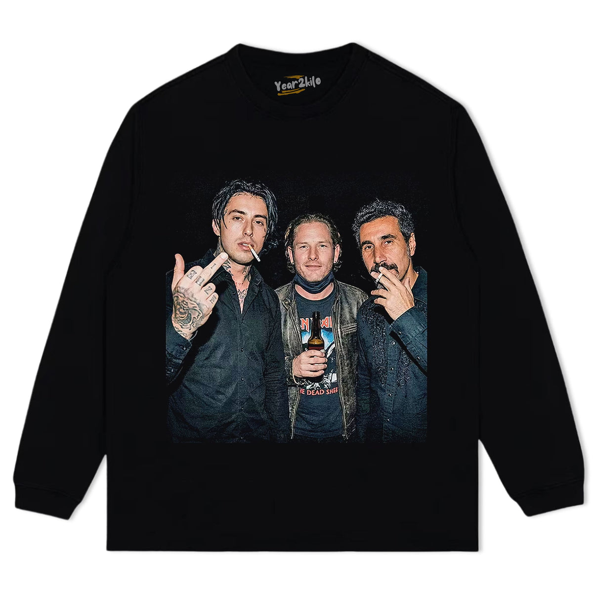 RONNIE RADKE & COREY TAYLOR & SERJ TANKIAN V2 TANK TOP & TEE & LONG SLEEVE & LAYERED LS & HOODIE
