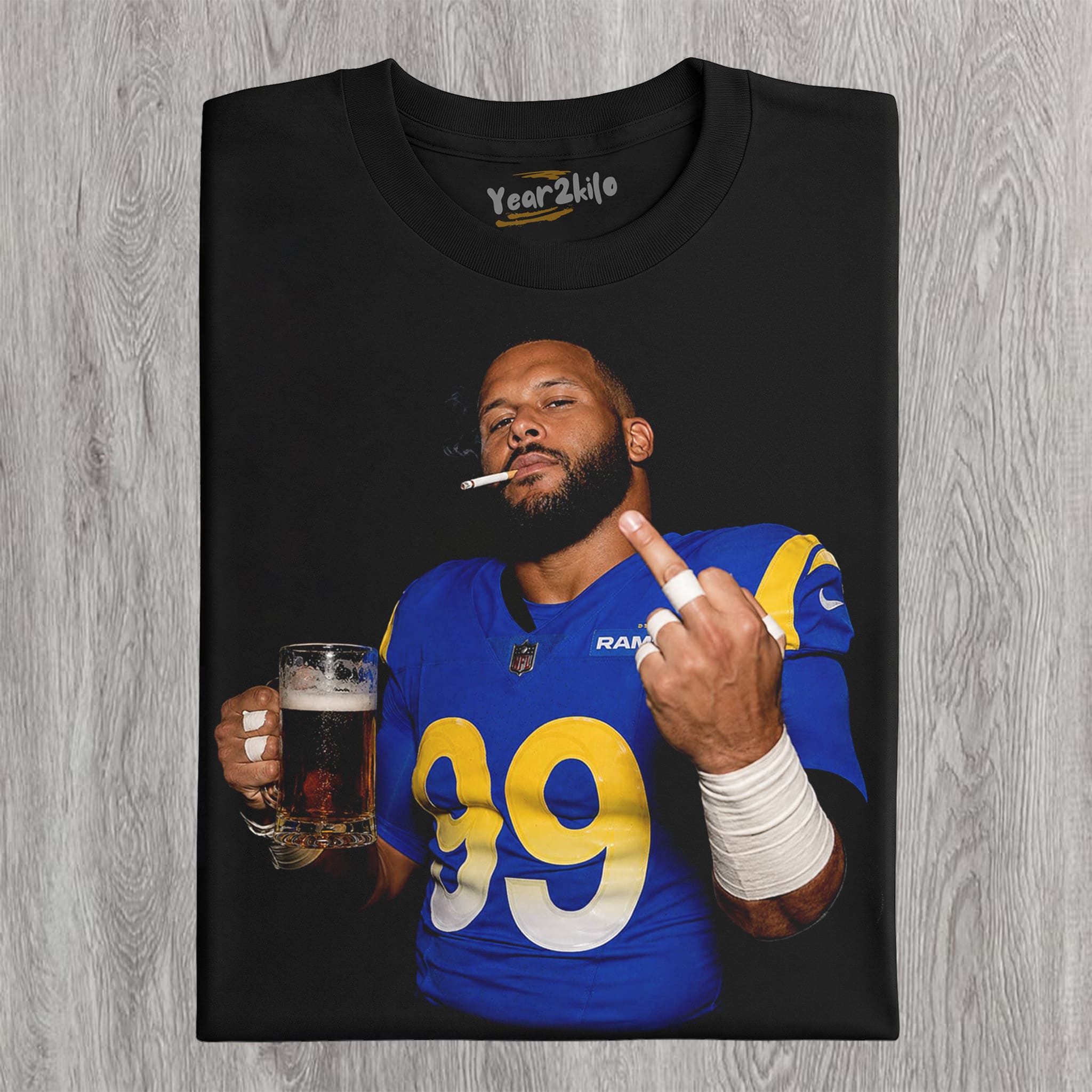 AARON DONALD - SOMKING TANK TOP & TEE & LONG SLEEVE & LAYERED LS & HOODIE