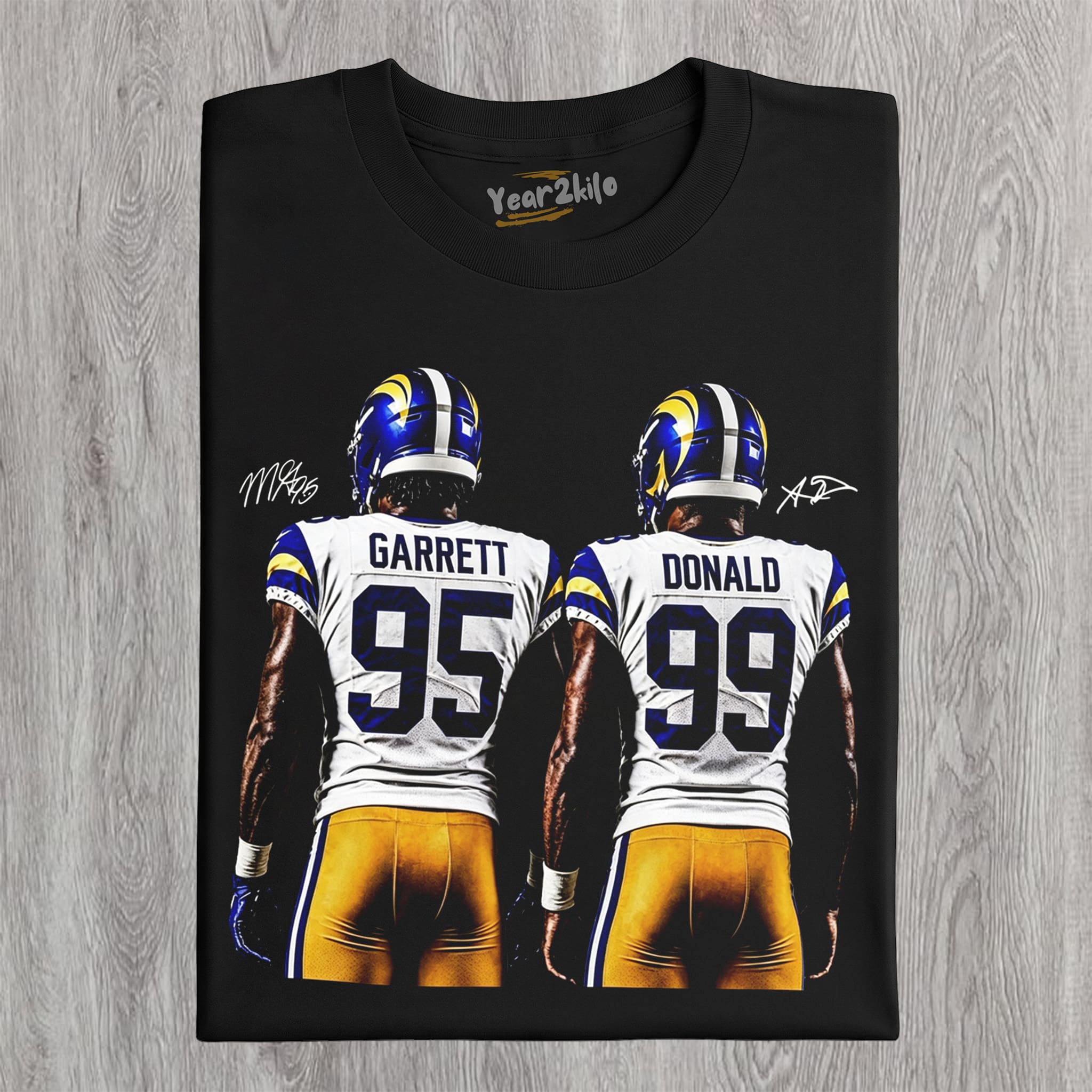 AARON DONALD &MYLES GARRETT V1 TANK TOP & TEE & LONG SLEEVE & LAYERED LS & HOODIE