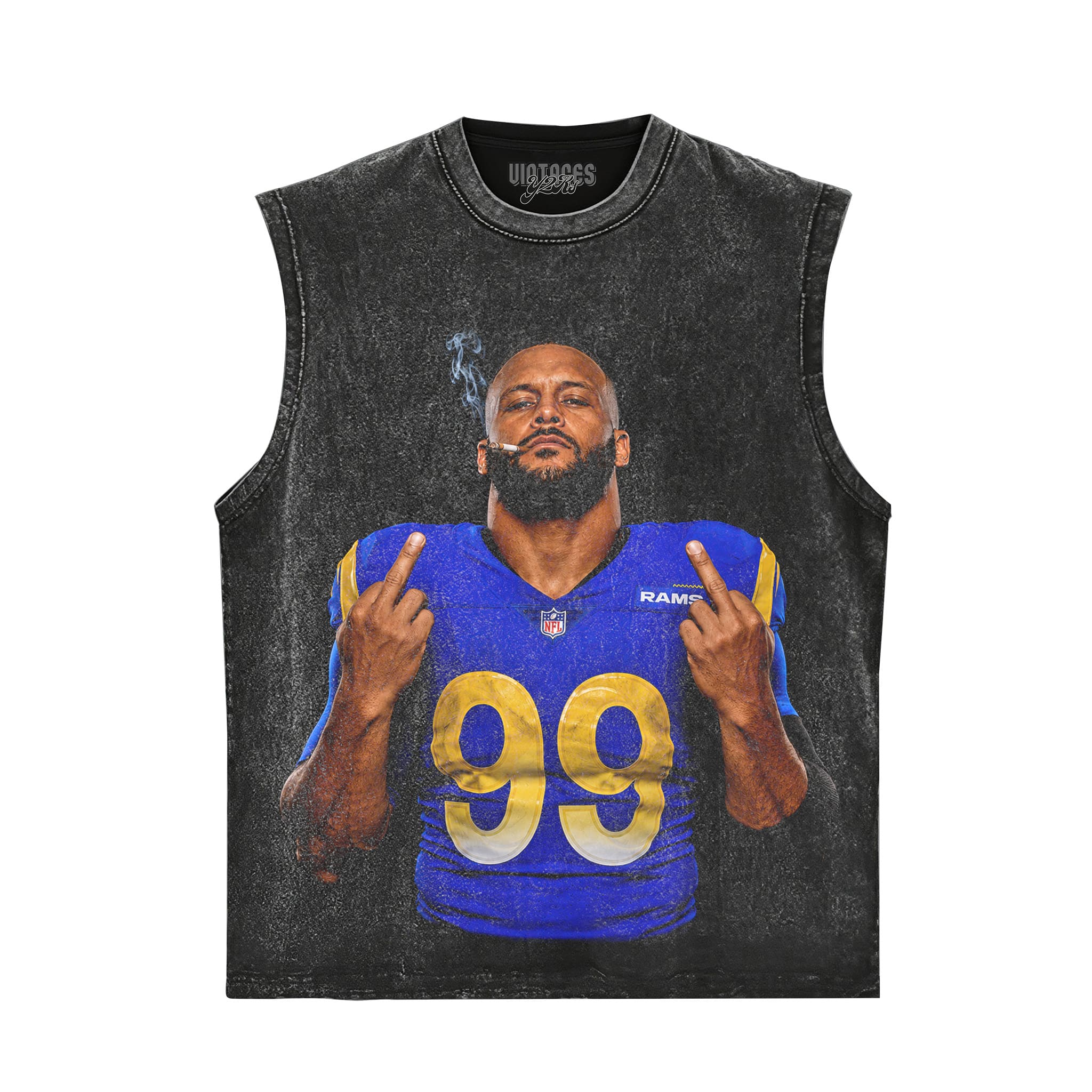 AARON DONALD - MIDDLE FINGER TANK TOP & TEE & LONG SLEEVE & LAYERED LS & HOODIE