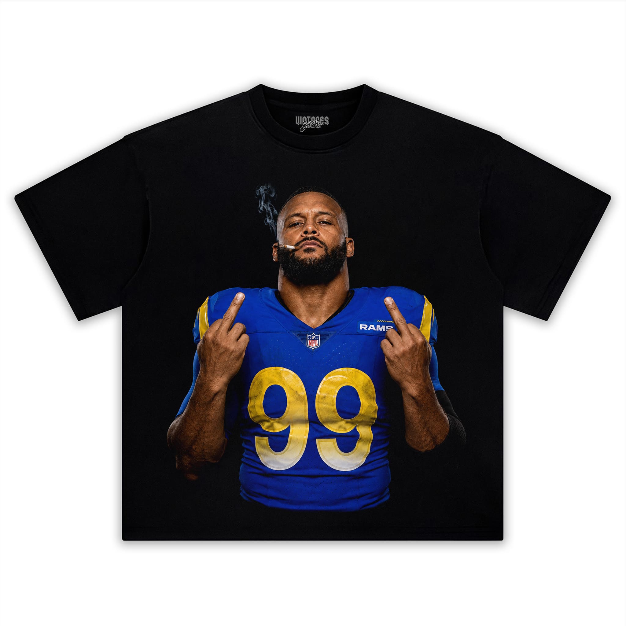 AARON DONALD - MIDDLE FINGER TANK TOP & TEE & LONG SLEEVE & LAYERED LS & HOODIE