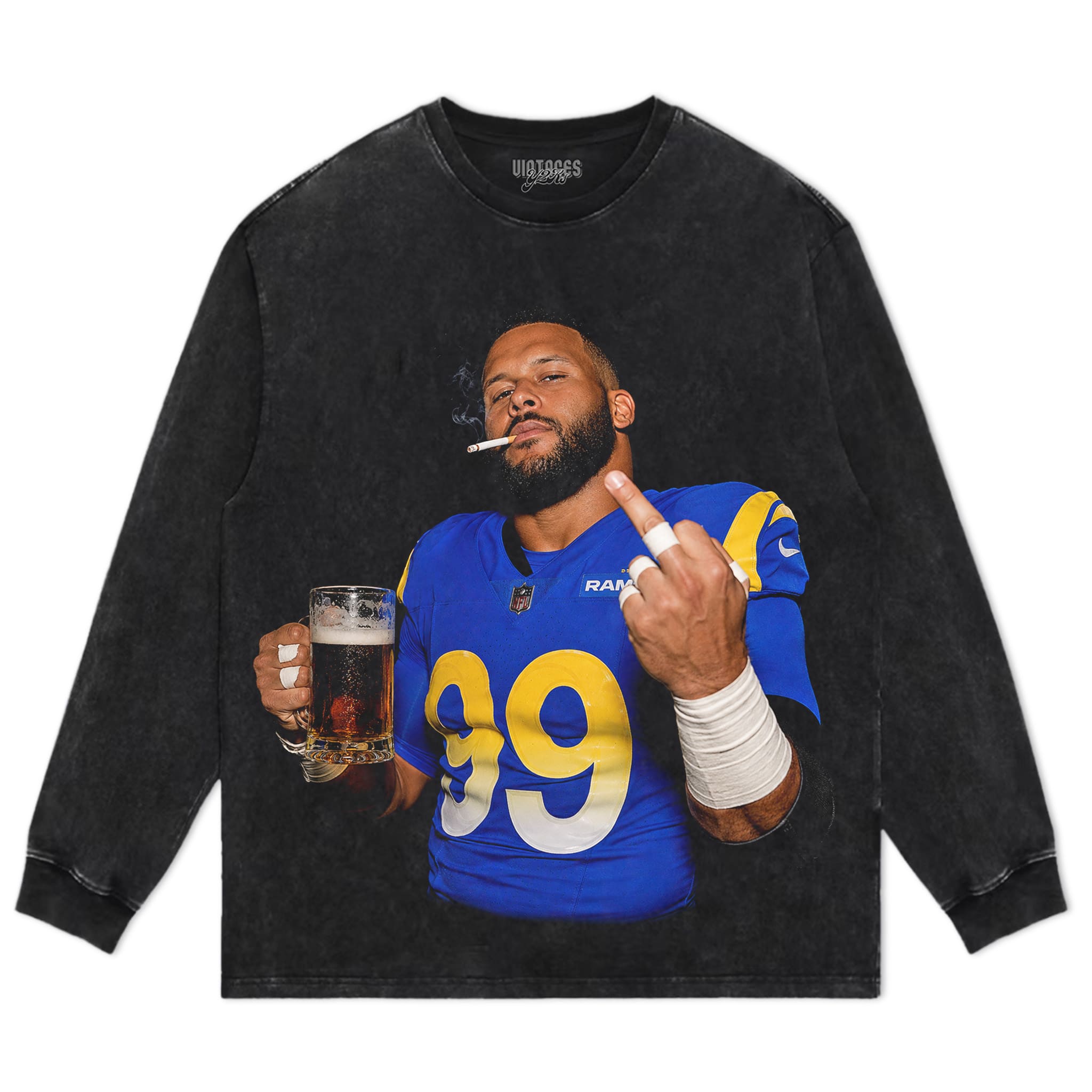 AARON DONALD - SOMKING TANK TOP & TEE & LONG SLEEVE & LAYERED LS & HOODIE