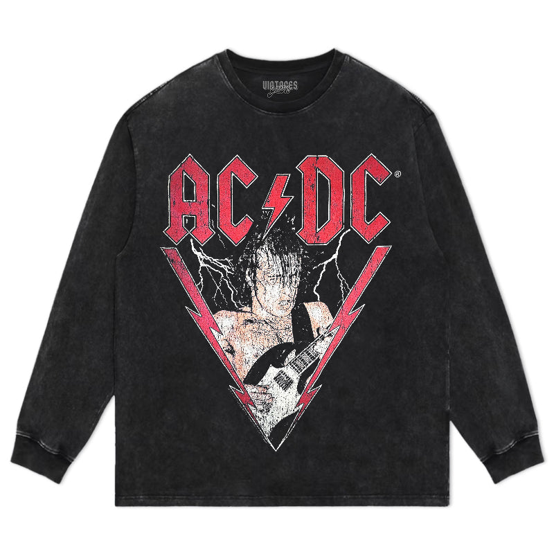 AC/DC VINTAGE V3 TEE & LS & HOODIE