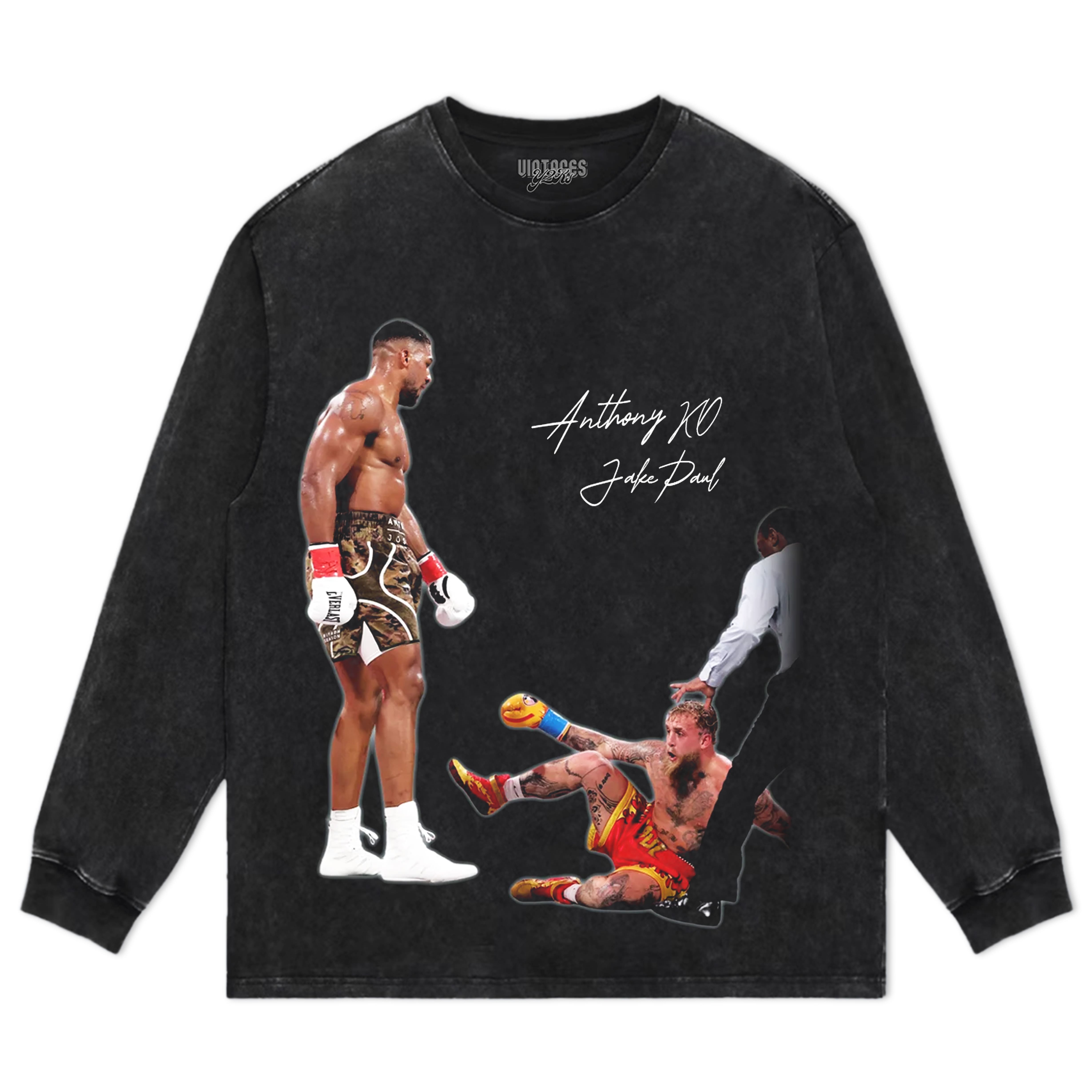 ANTHONY JOSHUA VS JAKE PAUL V2 TEE & LS & HOODIE