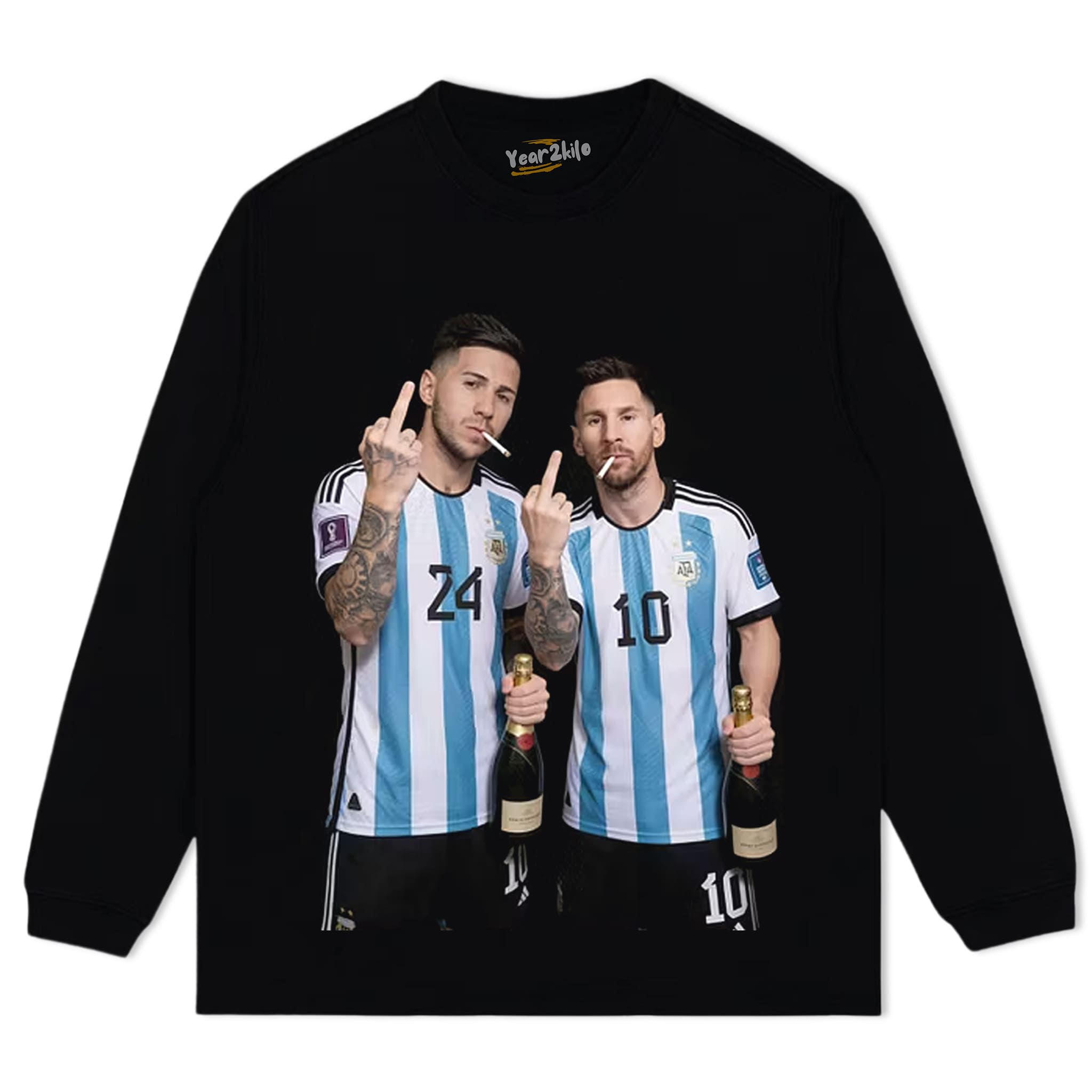 ARGENTINA MESSI ENZO FUNNY VINTAGE TANK TOP & TEE & LONG SLEEVE & LAYERED LS & HOODIE