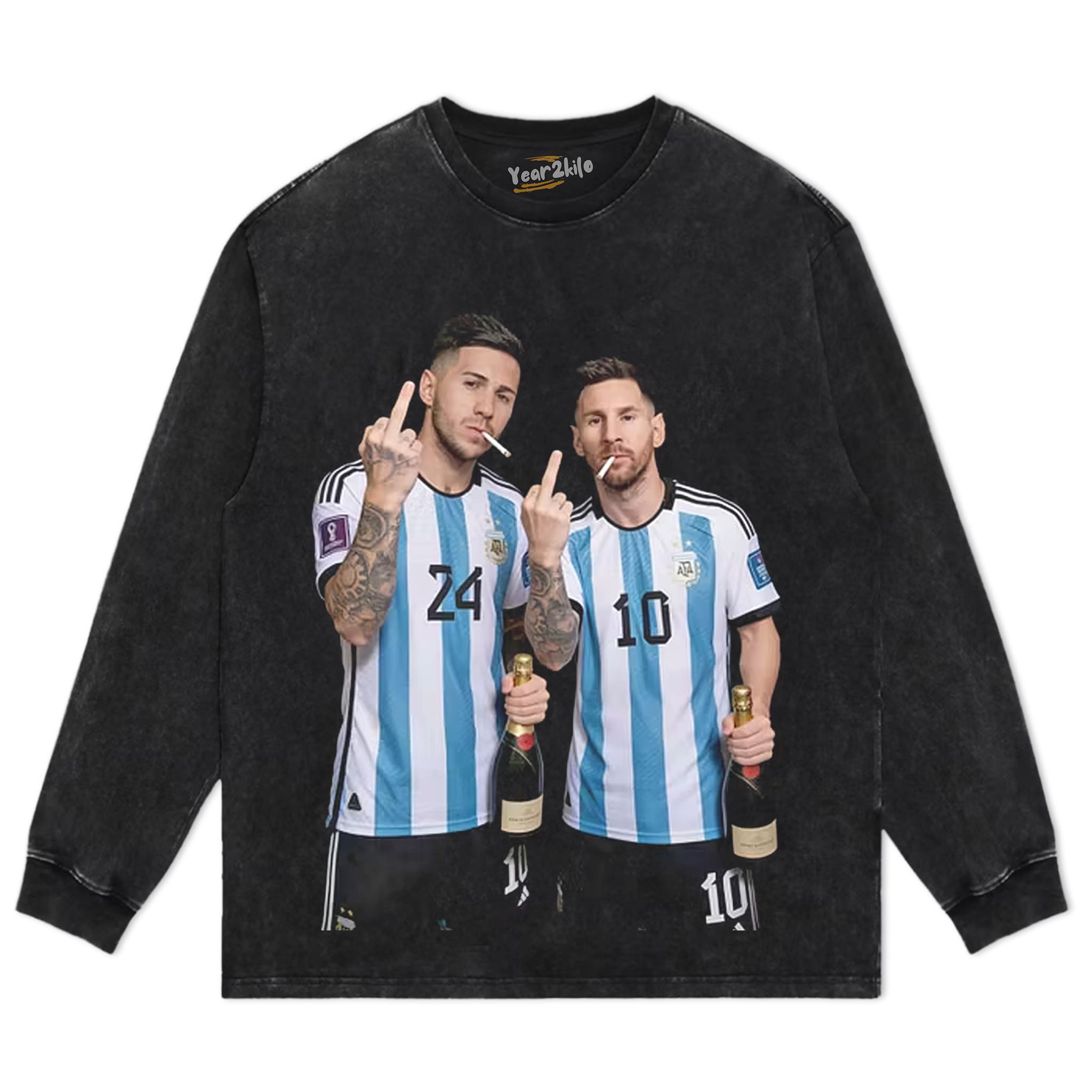 ARGENTINA MESSI ENZO FUNNY VINTAGE TANK TOP & TEE & LONG SLEEVE & LAYERED LS & HOODIE