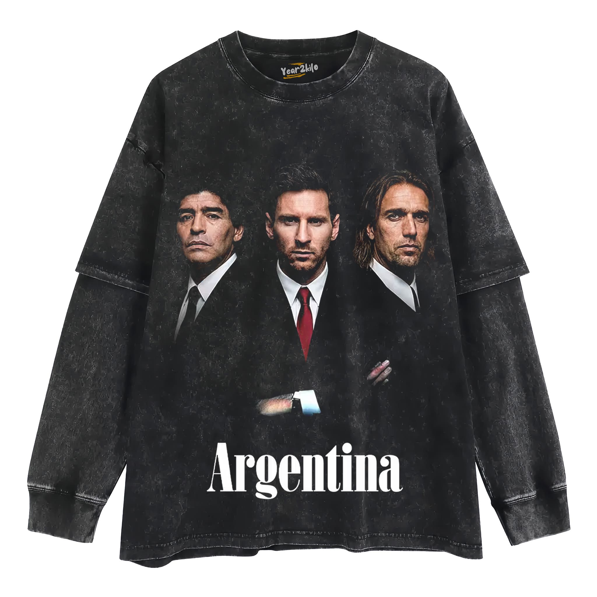 ARGENTINA'S BIG THREE TANK TOP & TEE & LONG SLEEVE & LAYERED LS & HOODIE