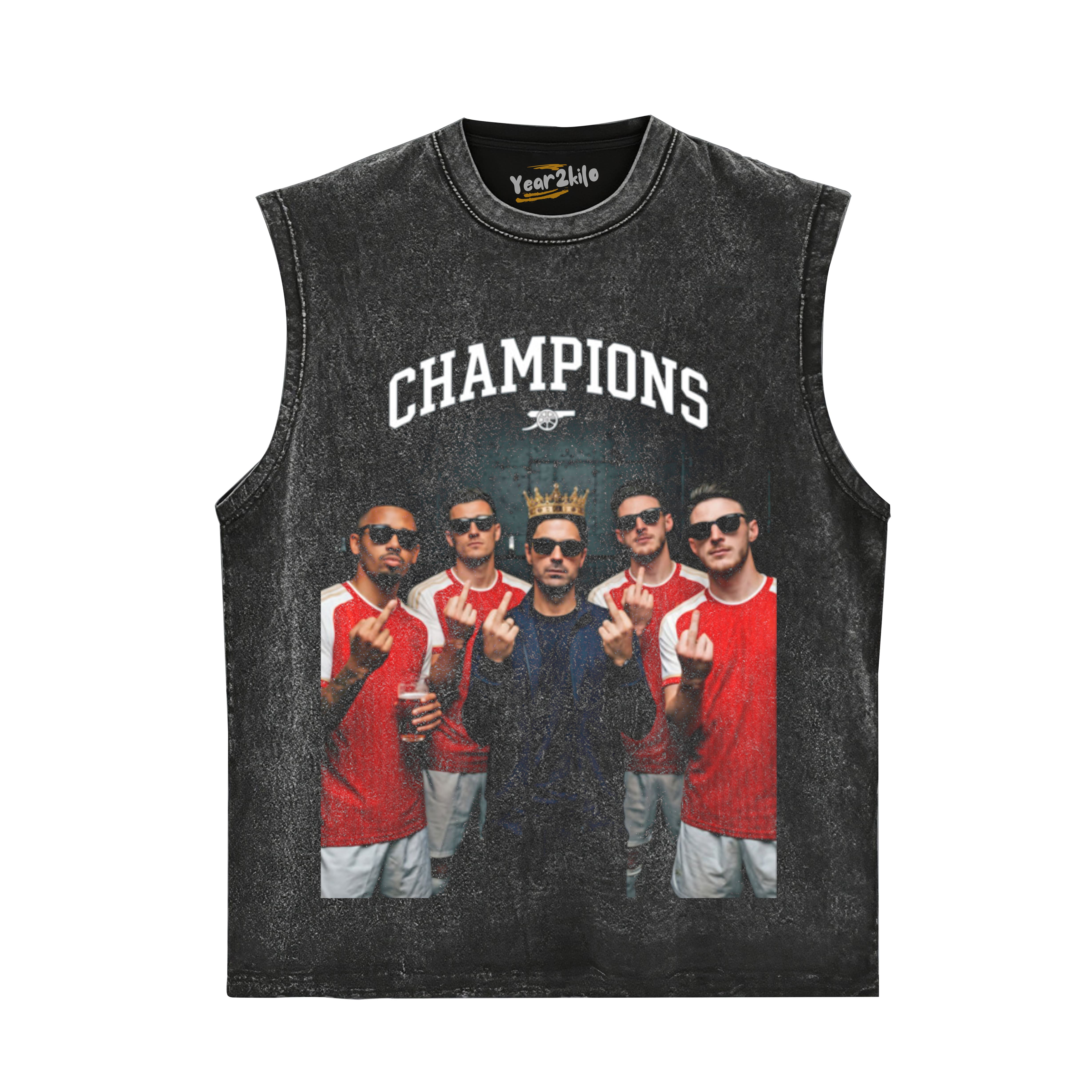 ARSENAL CHAMPIONS V3 TANK TOP & TEE & LONG SLEEVE & LAYERED LS & HOODIE