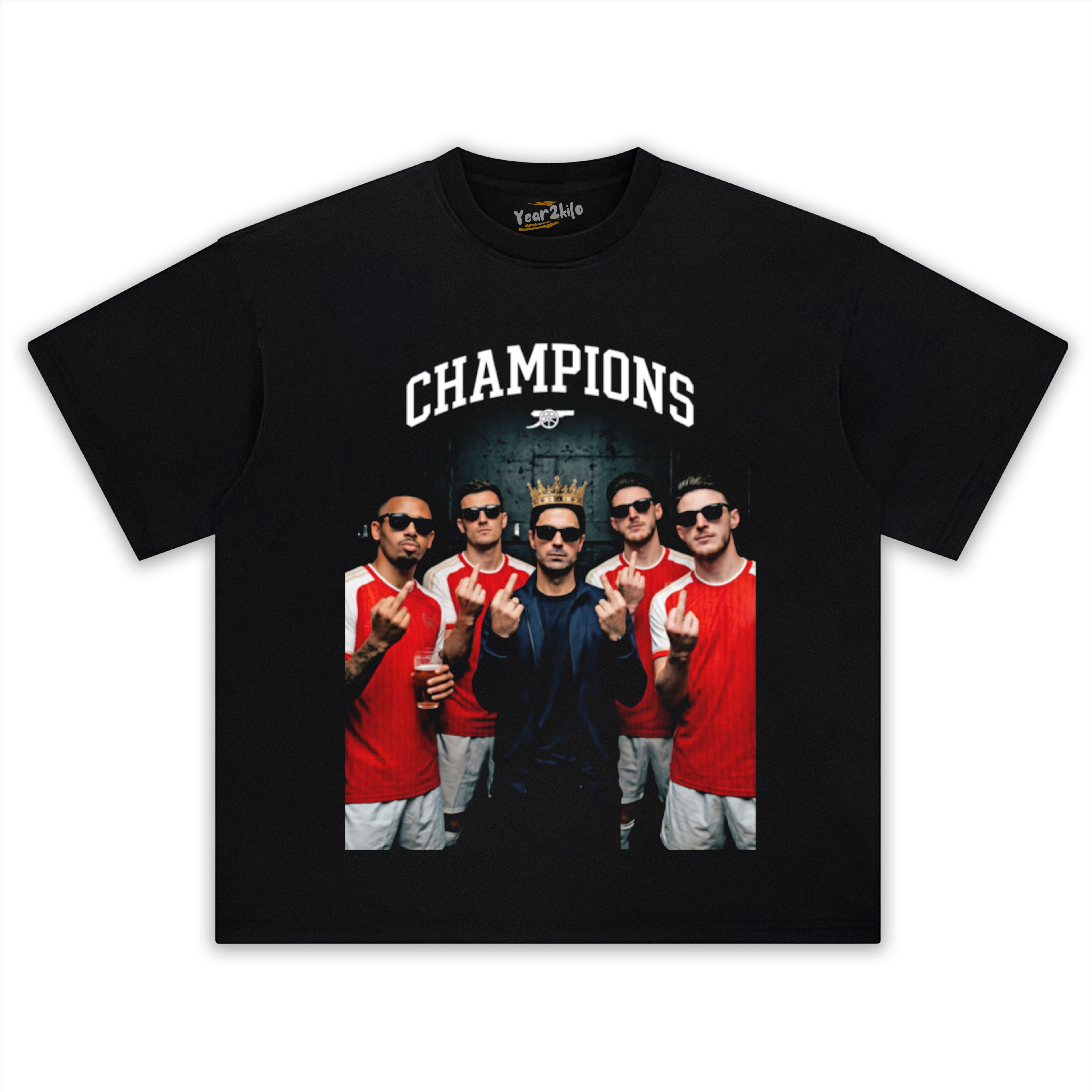 ARSENAL CHAMPIONS V3 TANK TOP & TEE & LONG SLEEVE & LAYERED LS & HOODIE