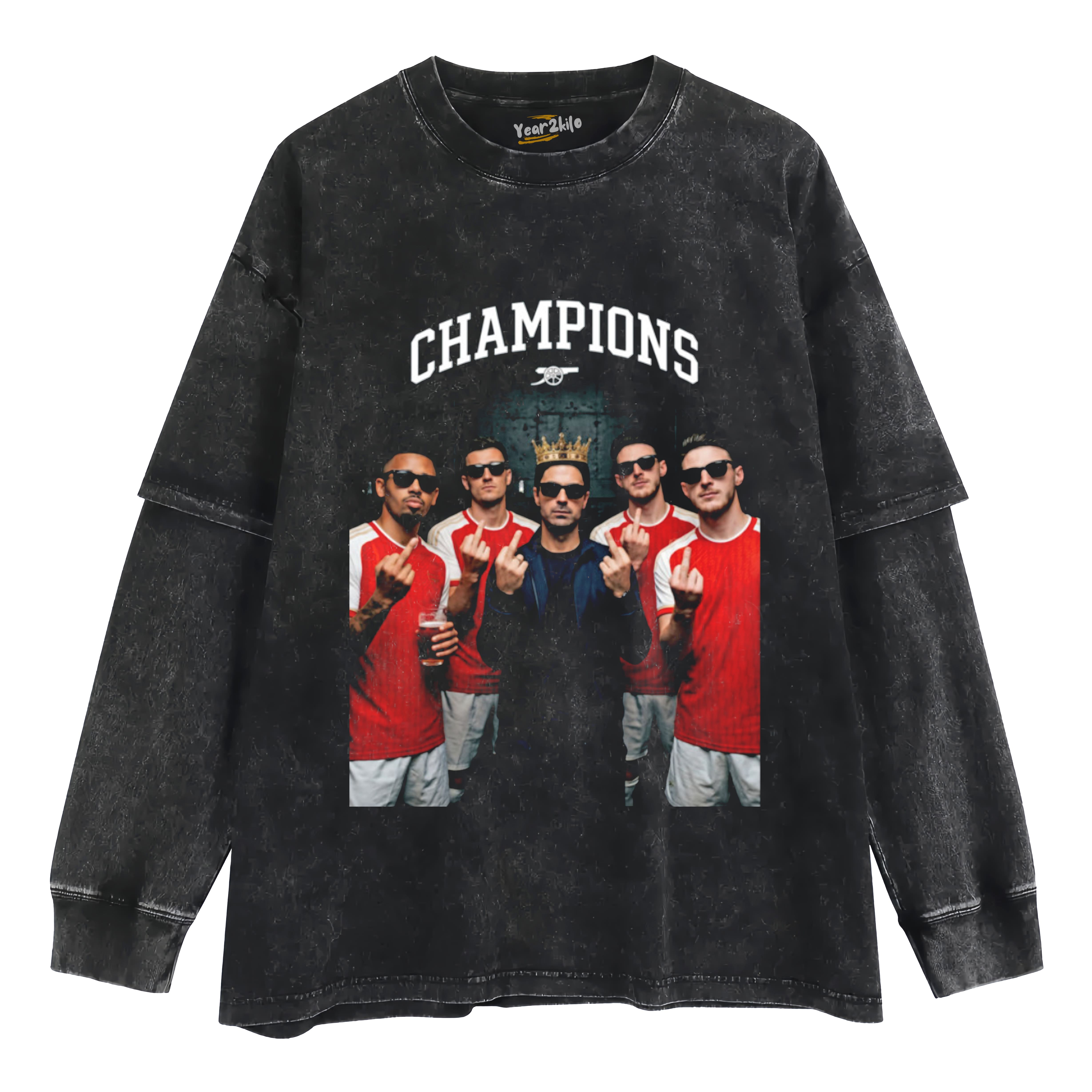 ARSENAL CHAMPIONS V3 TANK TOP & TEE & LONG SLEEVE & LAYERED LS & HOODIE