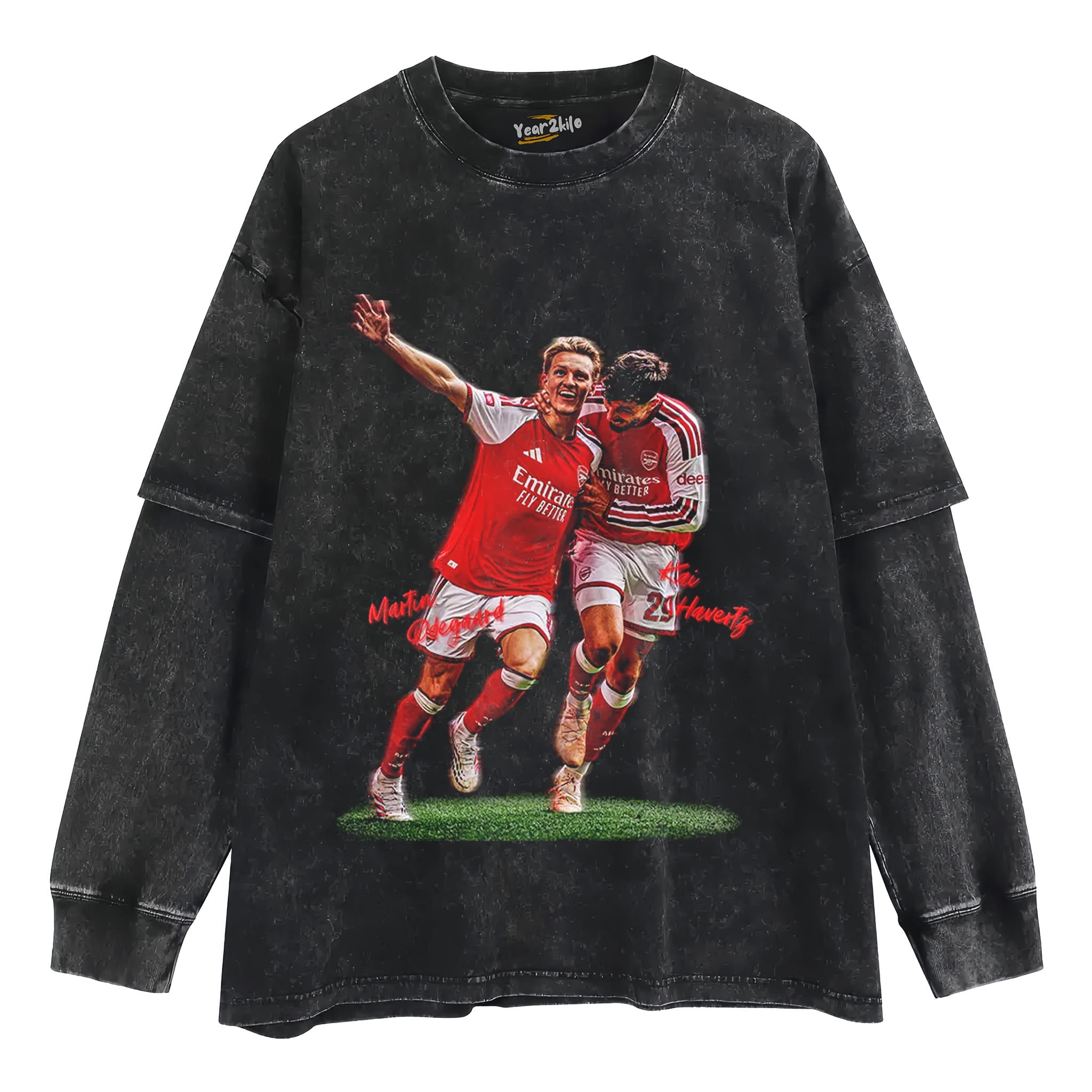 ARSENAL CHAMPION MARTIN ODEGAARD AND KAI HAVERTZ TANK TOP & TEE & LONG SLEEVE & LAYERED LS & HOODIE