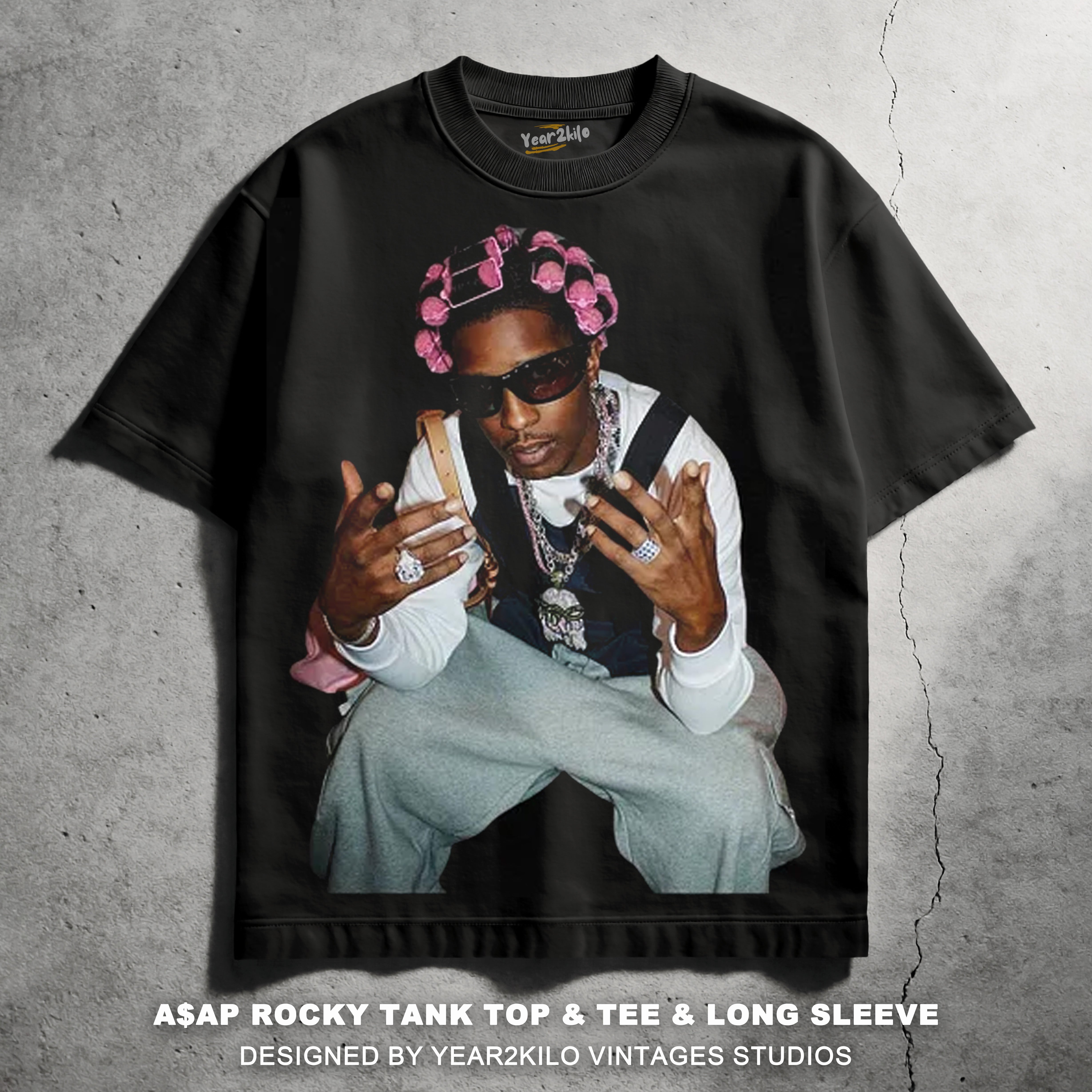 ASAP ROCKY TANK TOP & TEE & LONG SLEEVE & LAYERED LS & HOODIE