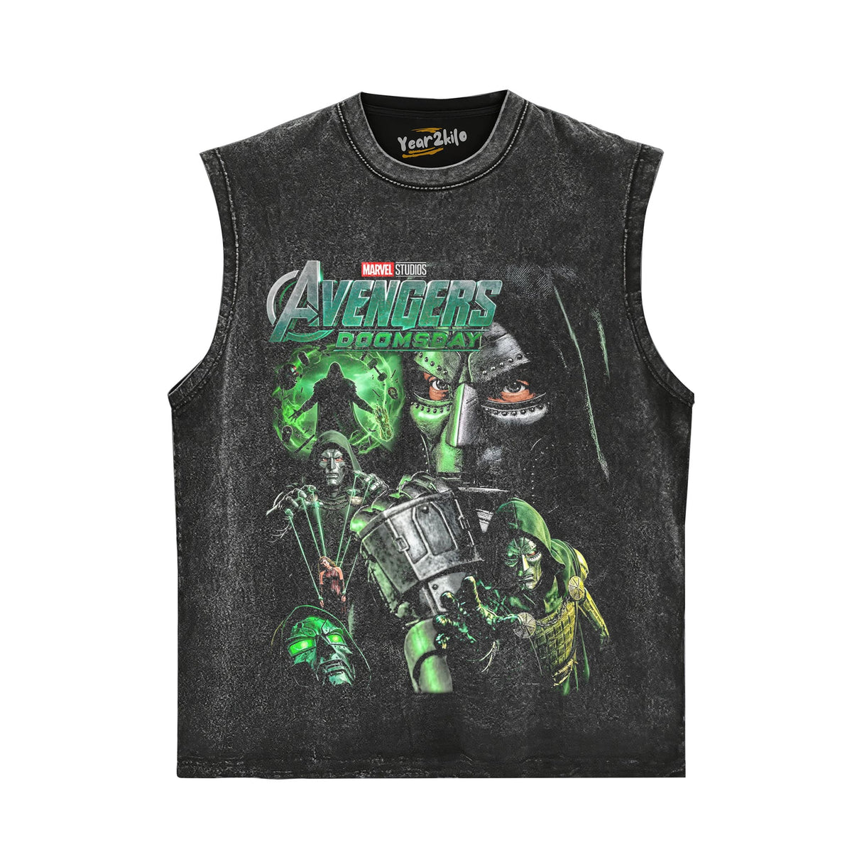 AVENGERS - DR DOOM TANK TOP & TEE & LONG SLEEVE & LAYERED LS & HOODIE
