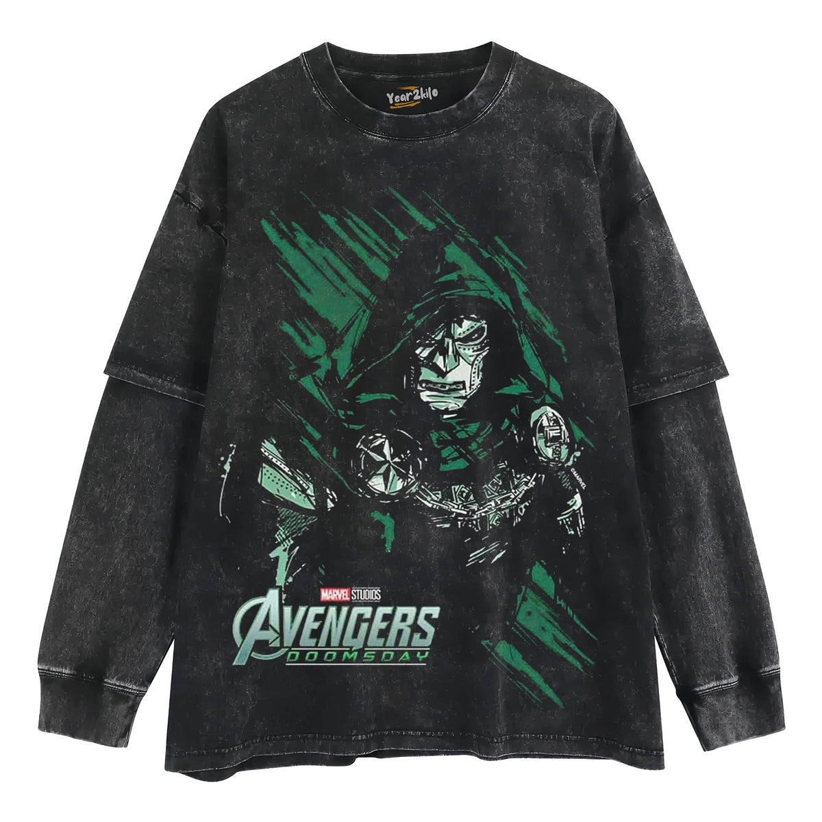 AVENGERS - DR DOOM V4 TANK TOP & TEE & LONG SLEEVE & LAYERED LS & HOODIE