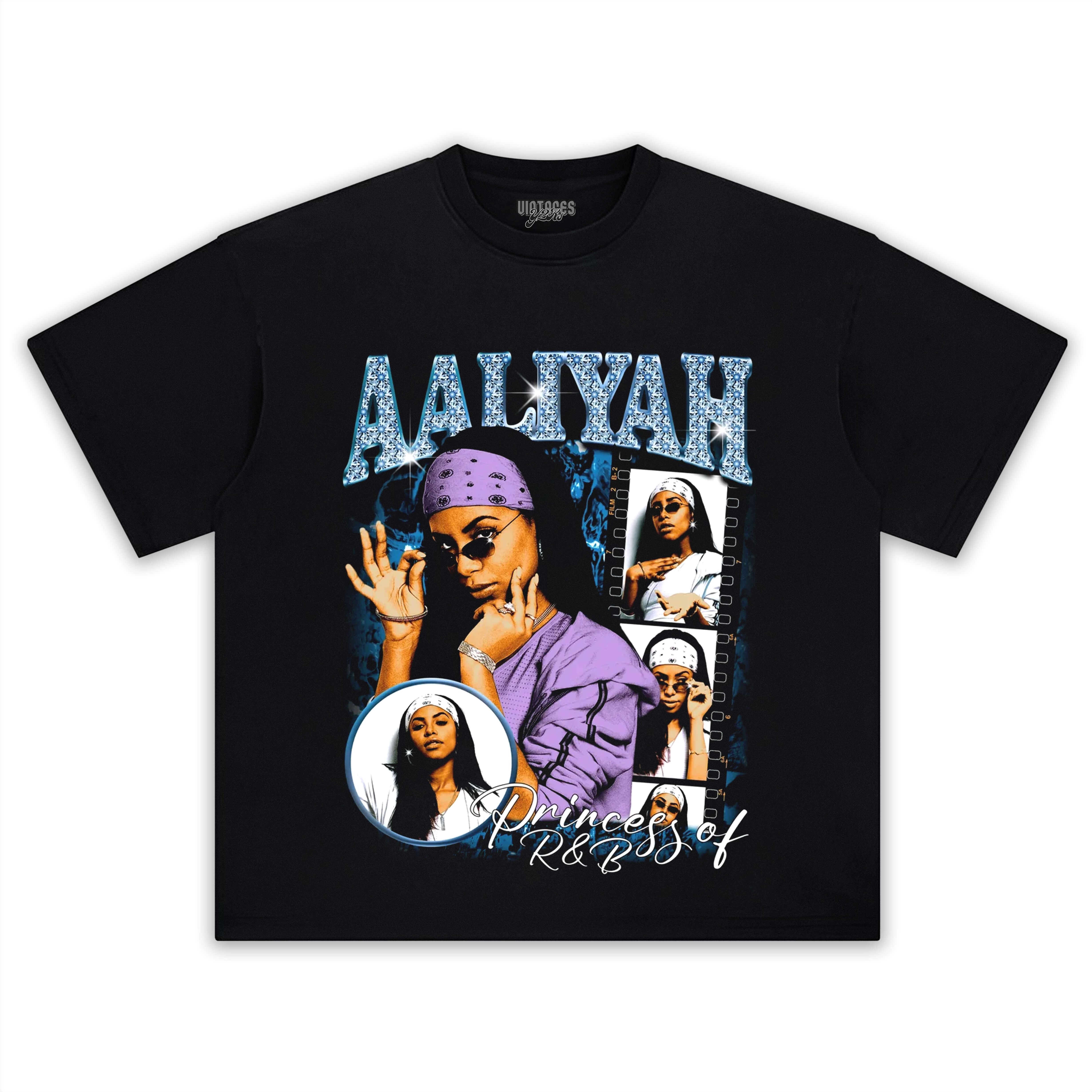 AALIYAH PRINCESS OF R&B TEE & LS & HOODIE