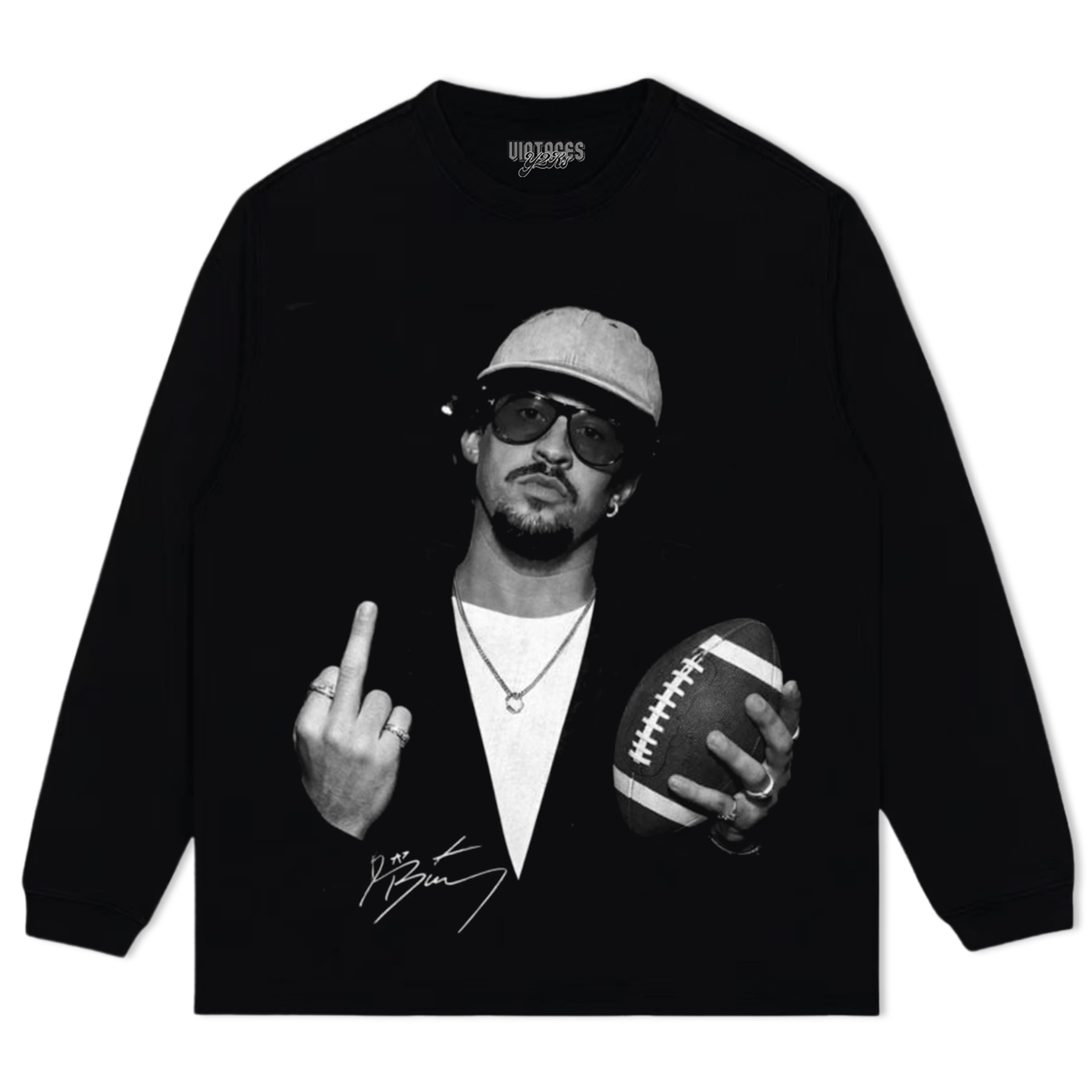 BAD BUNNY - MIDDLE-FINGER TEE & LS & HOODIE