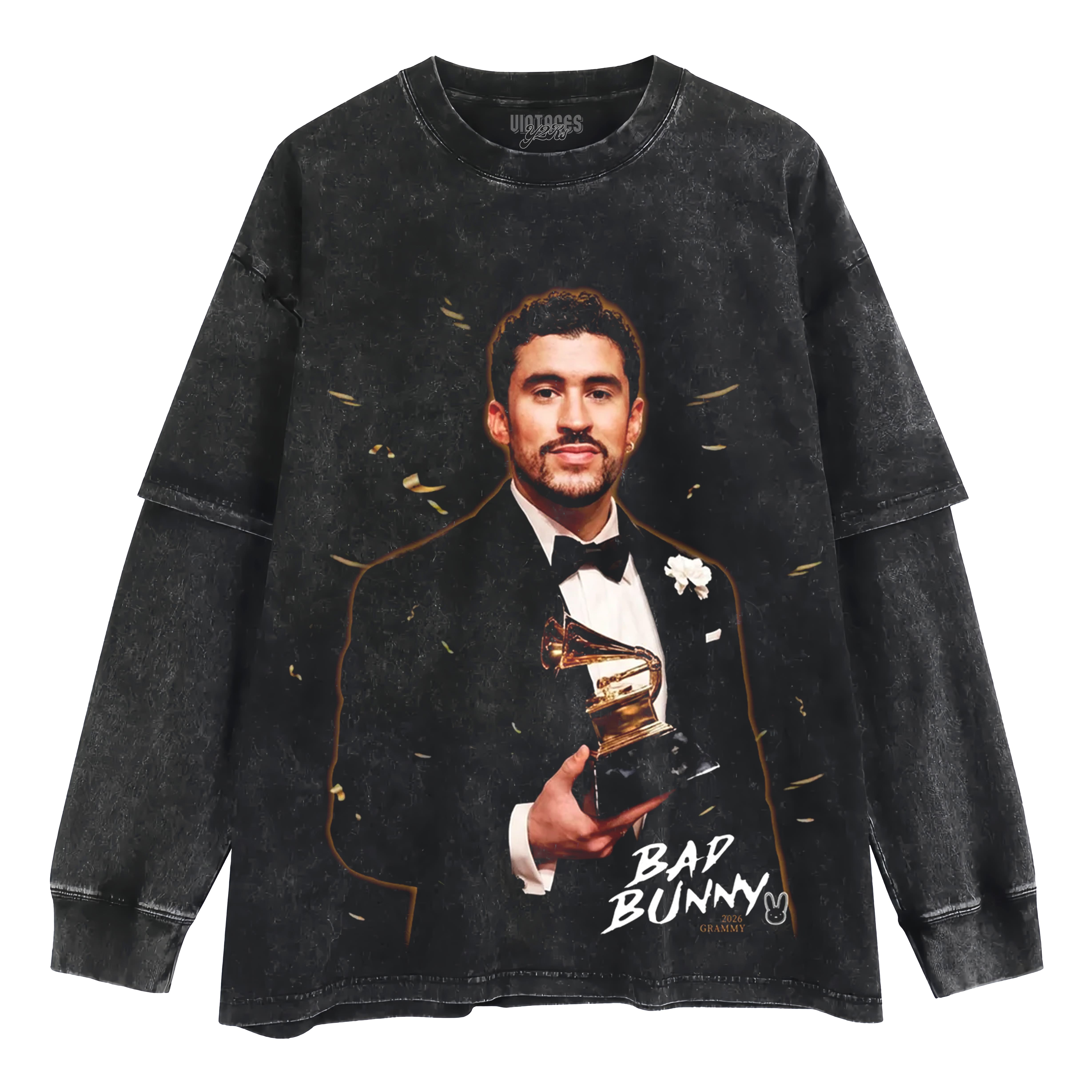 BAD BUNNY & 2026 GRAMMY V5 LAYERED LONG SLEEVE