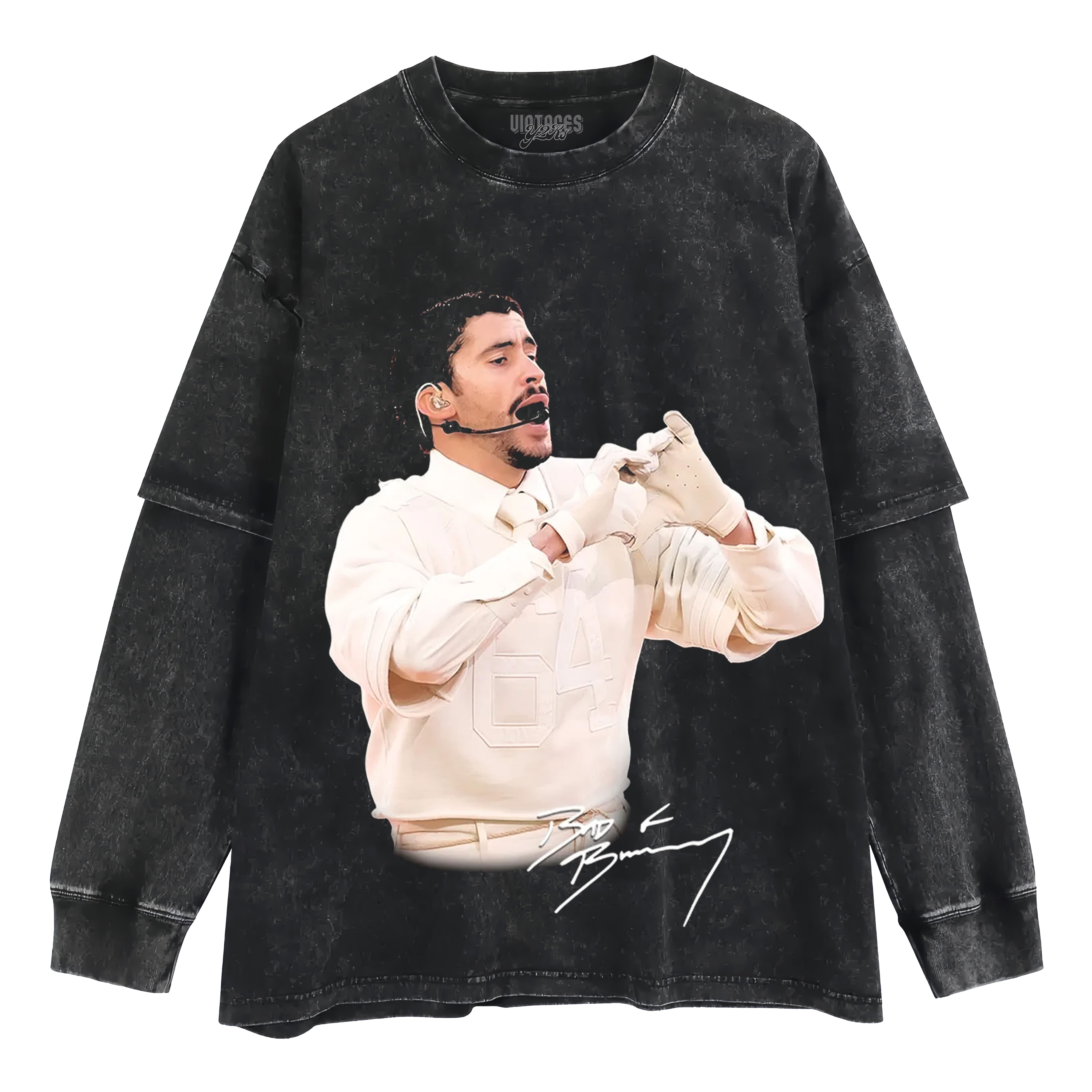 BAD BUNNY & SUPER BOWL 2026 LAYERED LONG SLEEVE