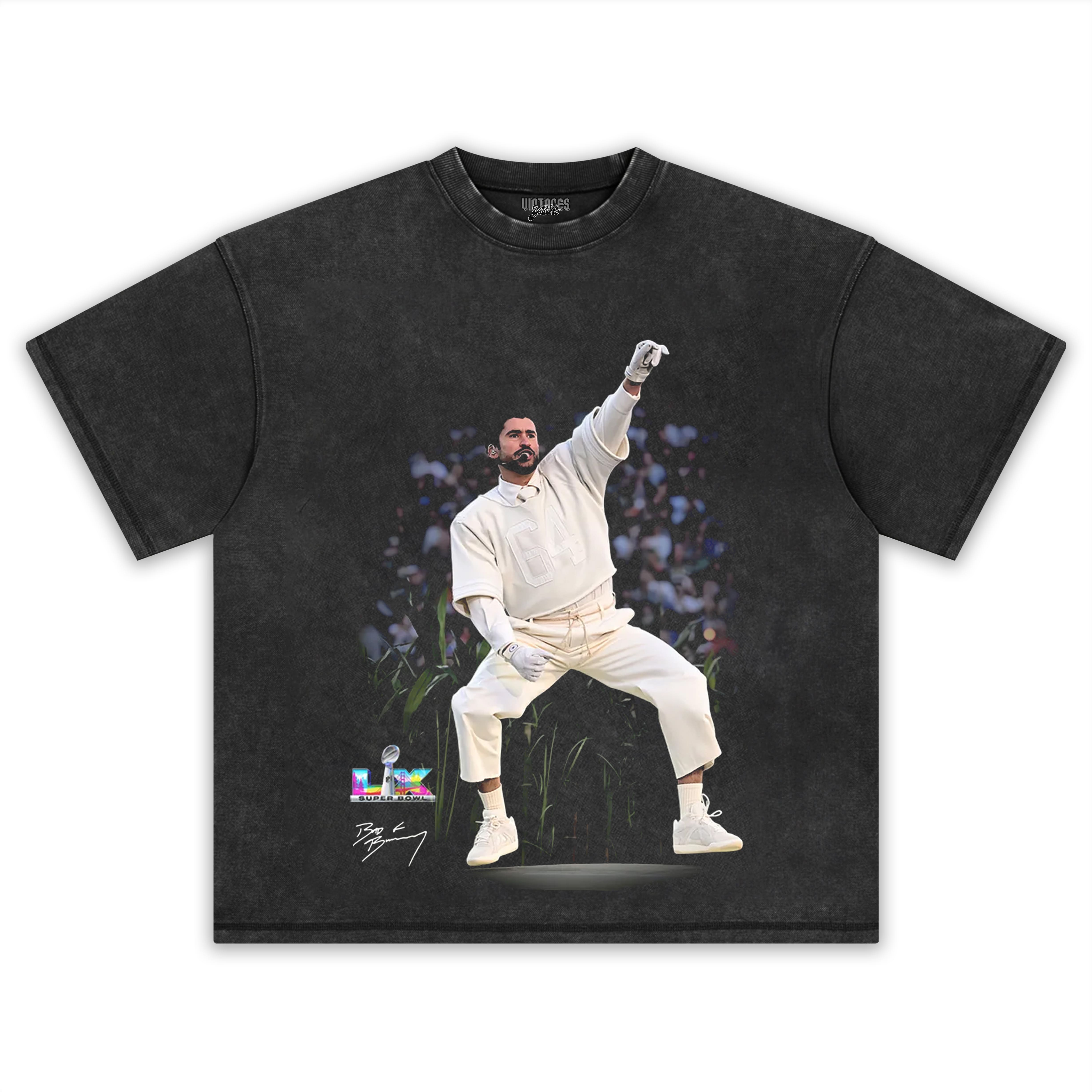 BAD BUNNY & SUPER BOWL 2026 V4 TEE & LS & HOODIE