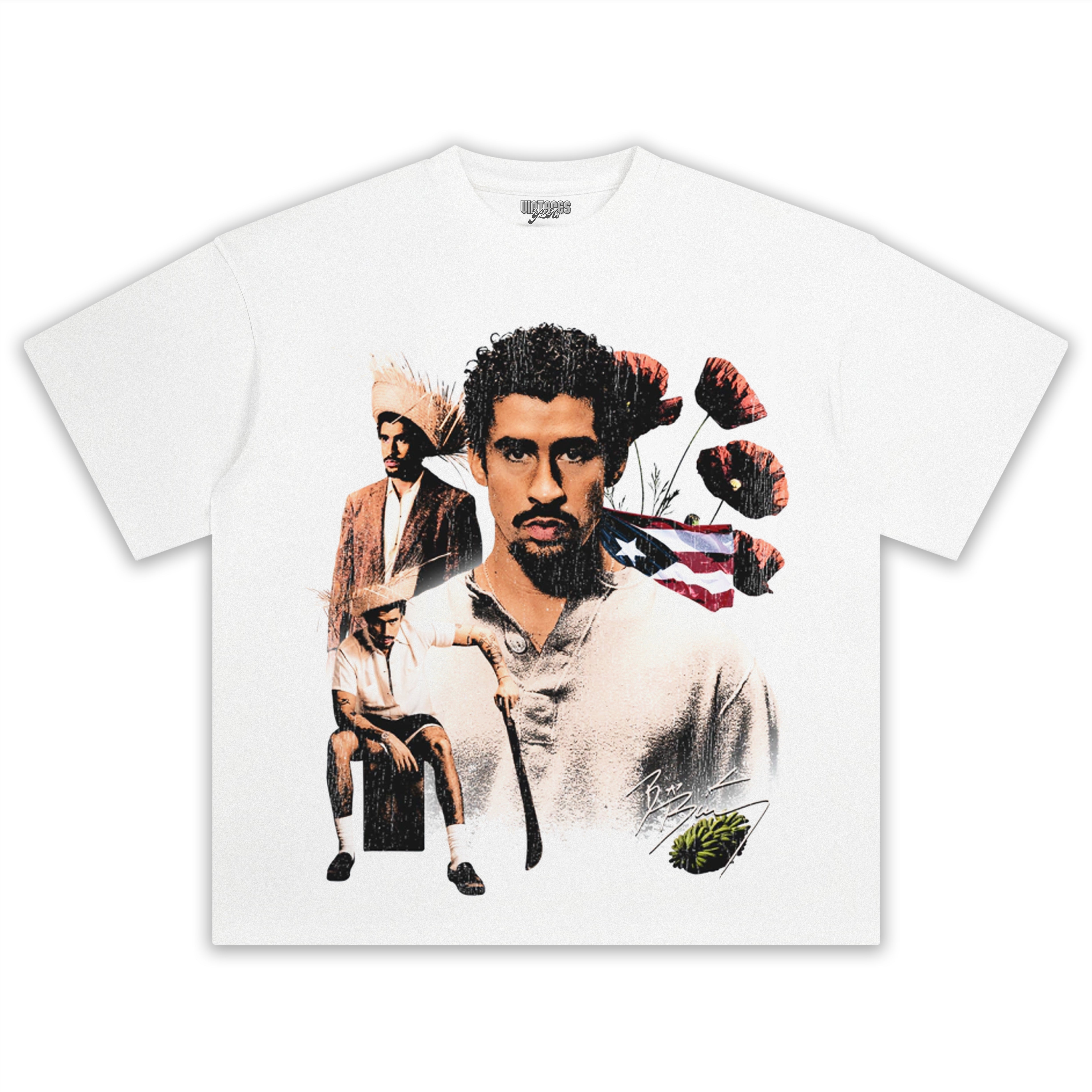 BAD BUNNY RETRO V4 TEE & LS & HOODIE