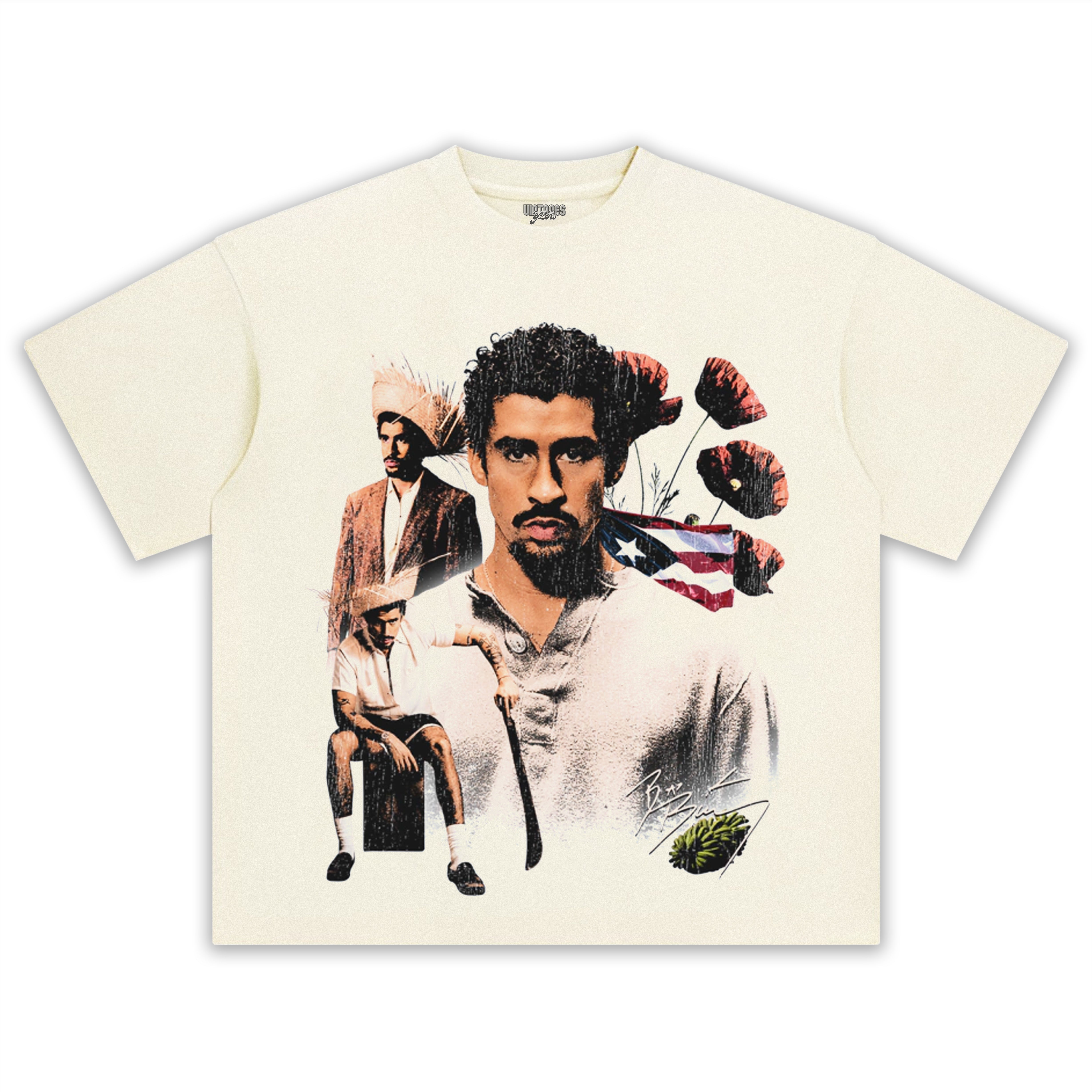 BAD BUNNY RETRO V4 TEE & LS & HOODIE