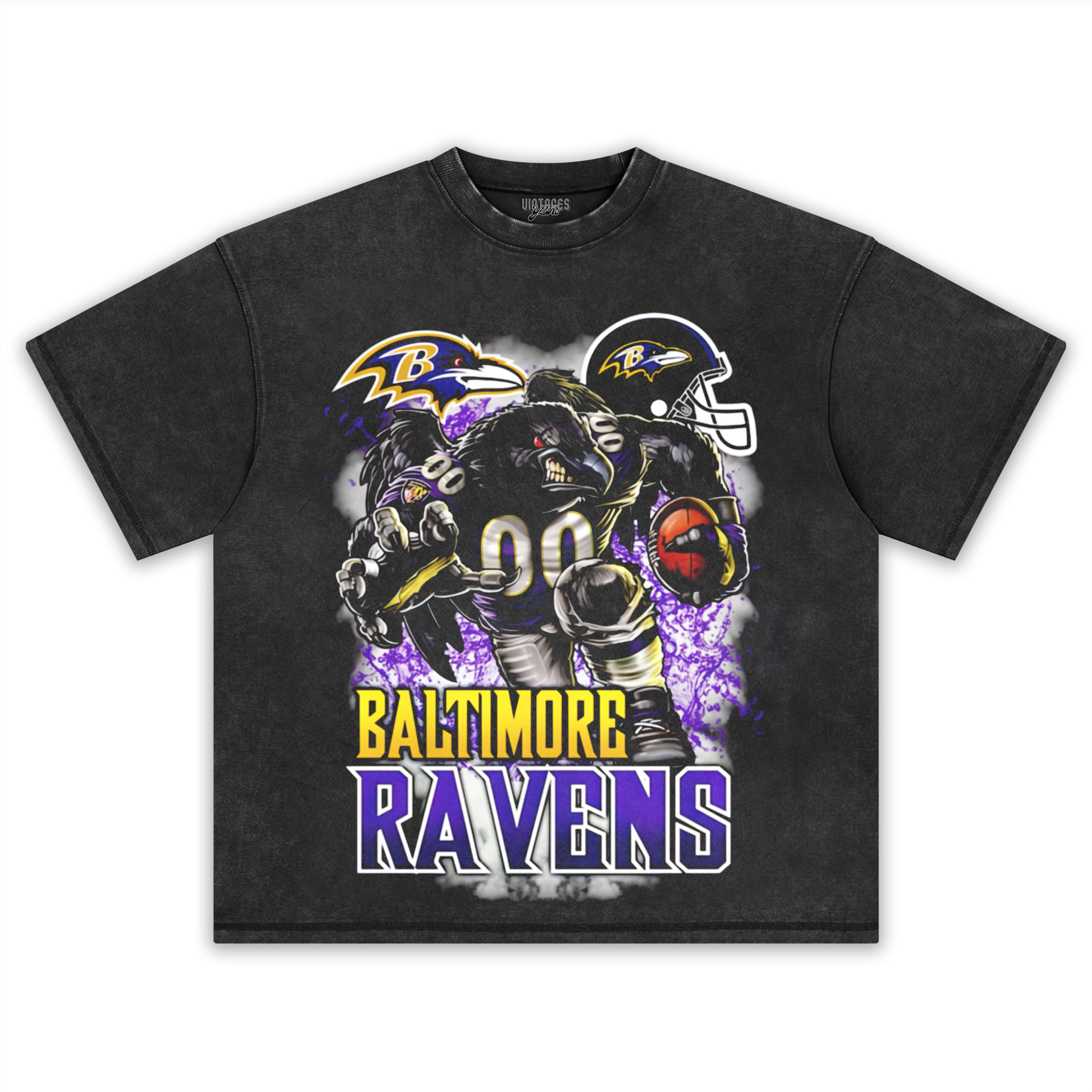 BALTIMORE RAVENS TEE & LS & HOODIE