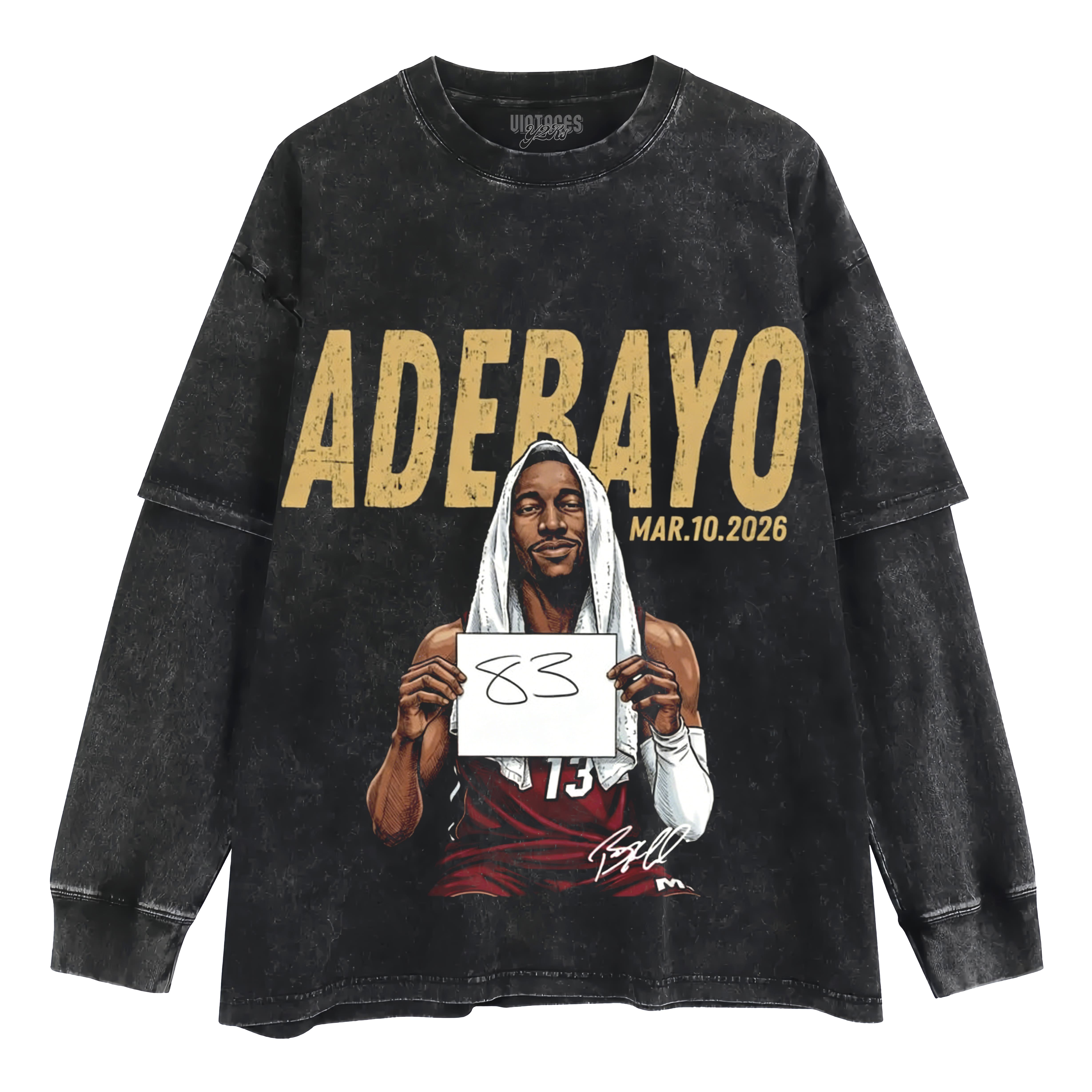 BAM ADEBAYO 83 POINT V2 LAYERED LONG SLEEVE