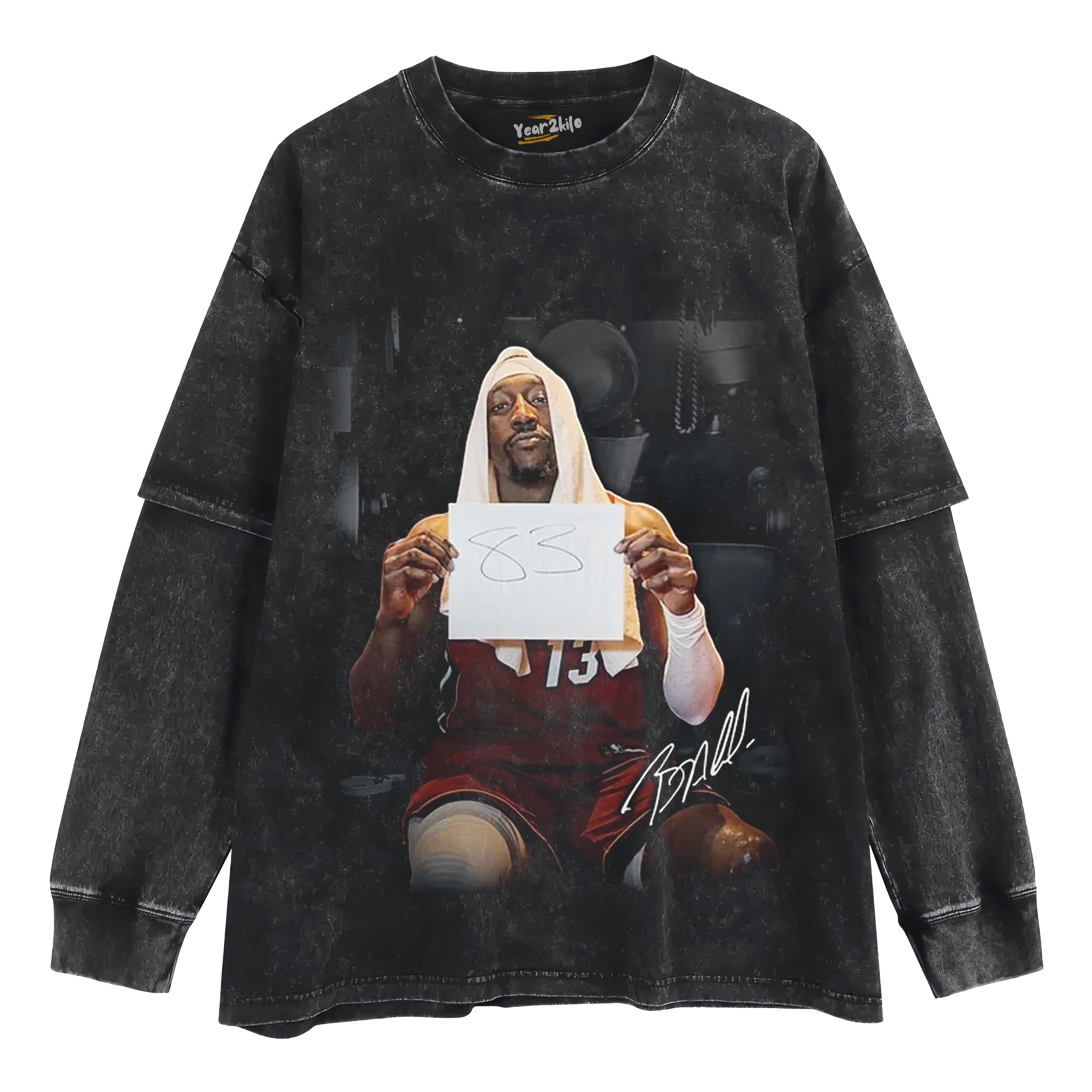 BAM ADEBAYO 83 TEE LAYERED LONG SLEEVE