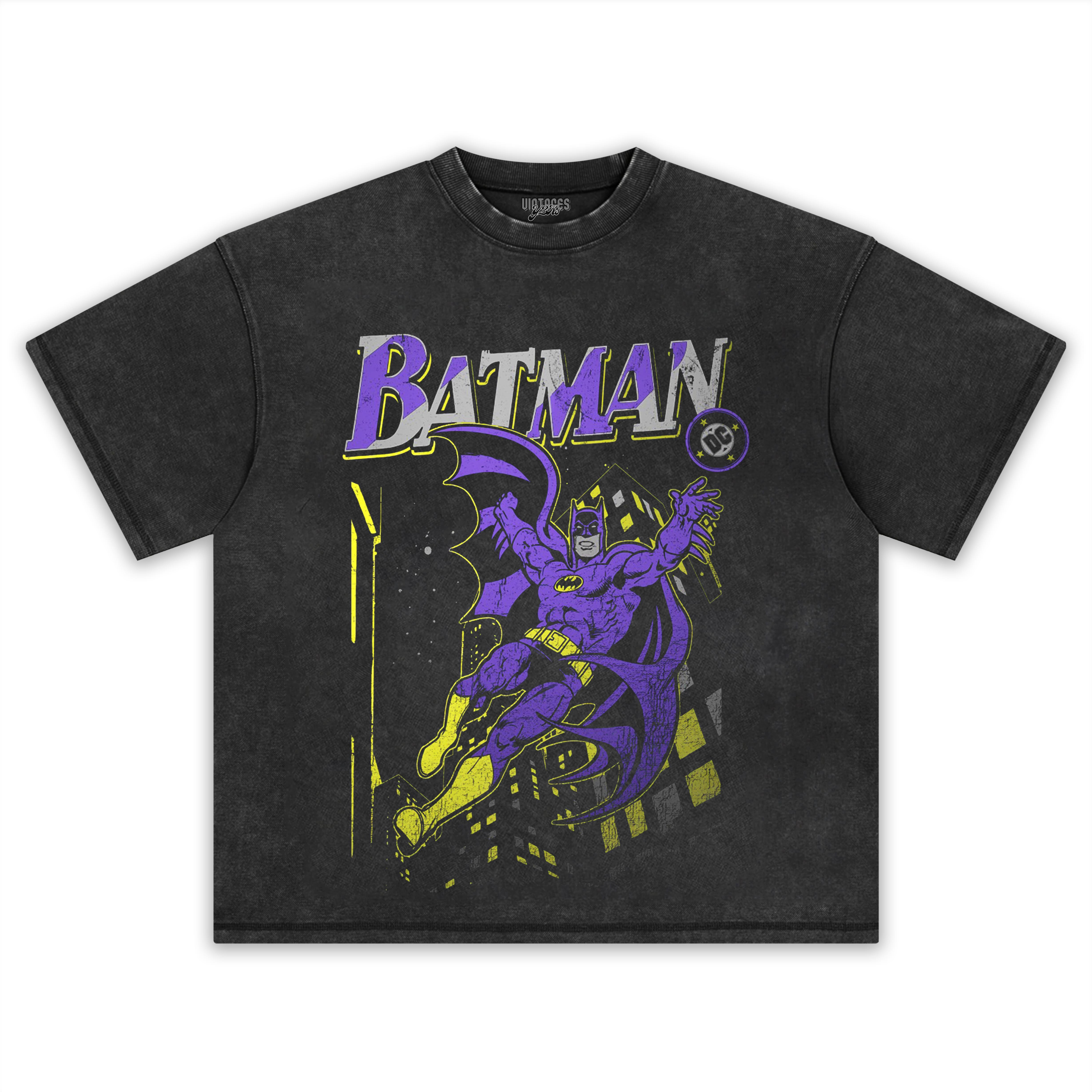 BATMAN VINTAGE V2 TEE & LS & HOODIE