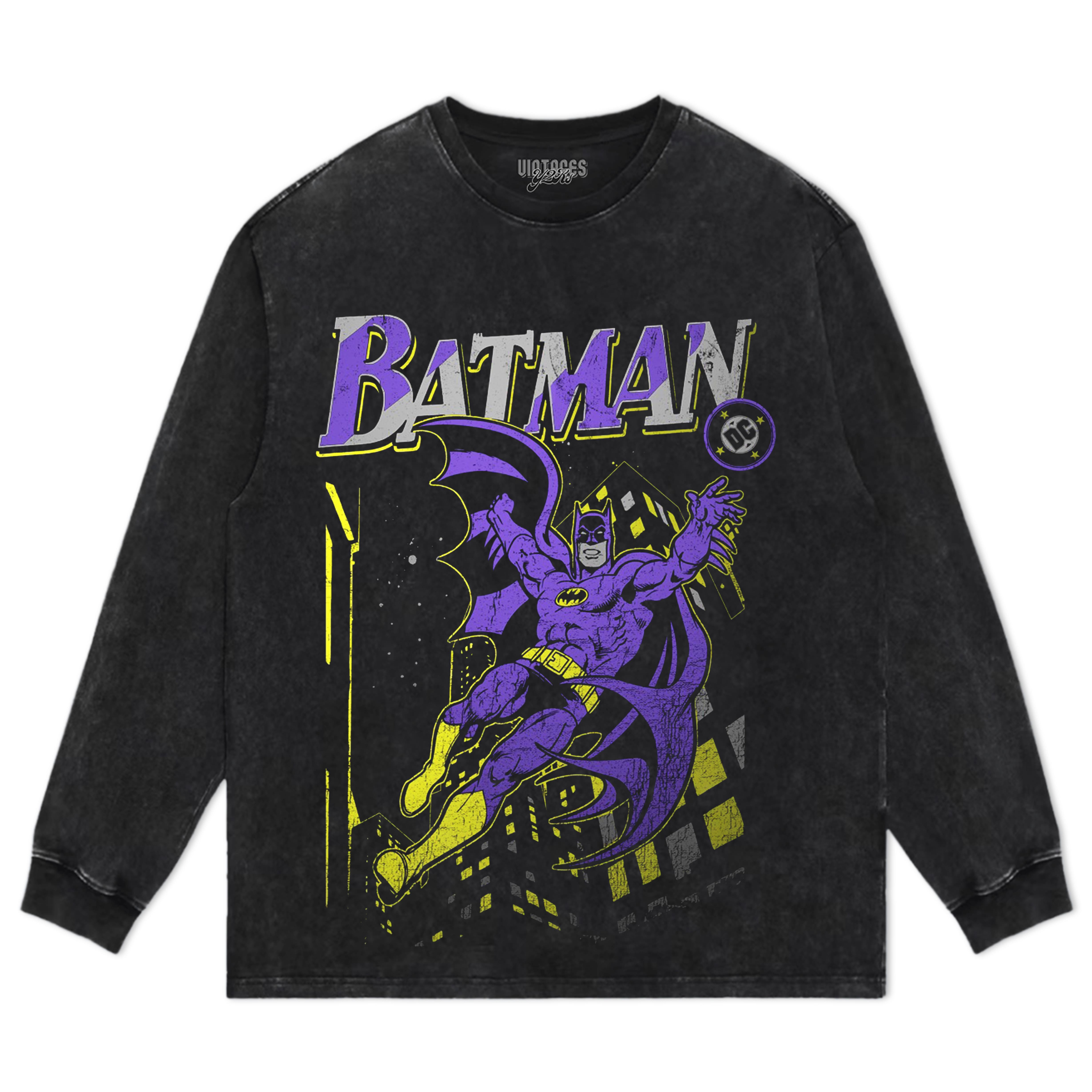 BATMAN VINTAGE V2 TEE & LS & HOODIE