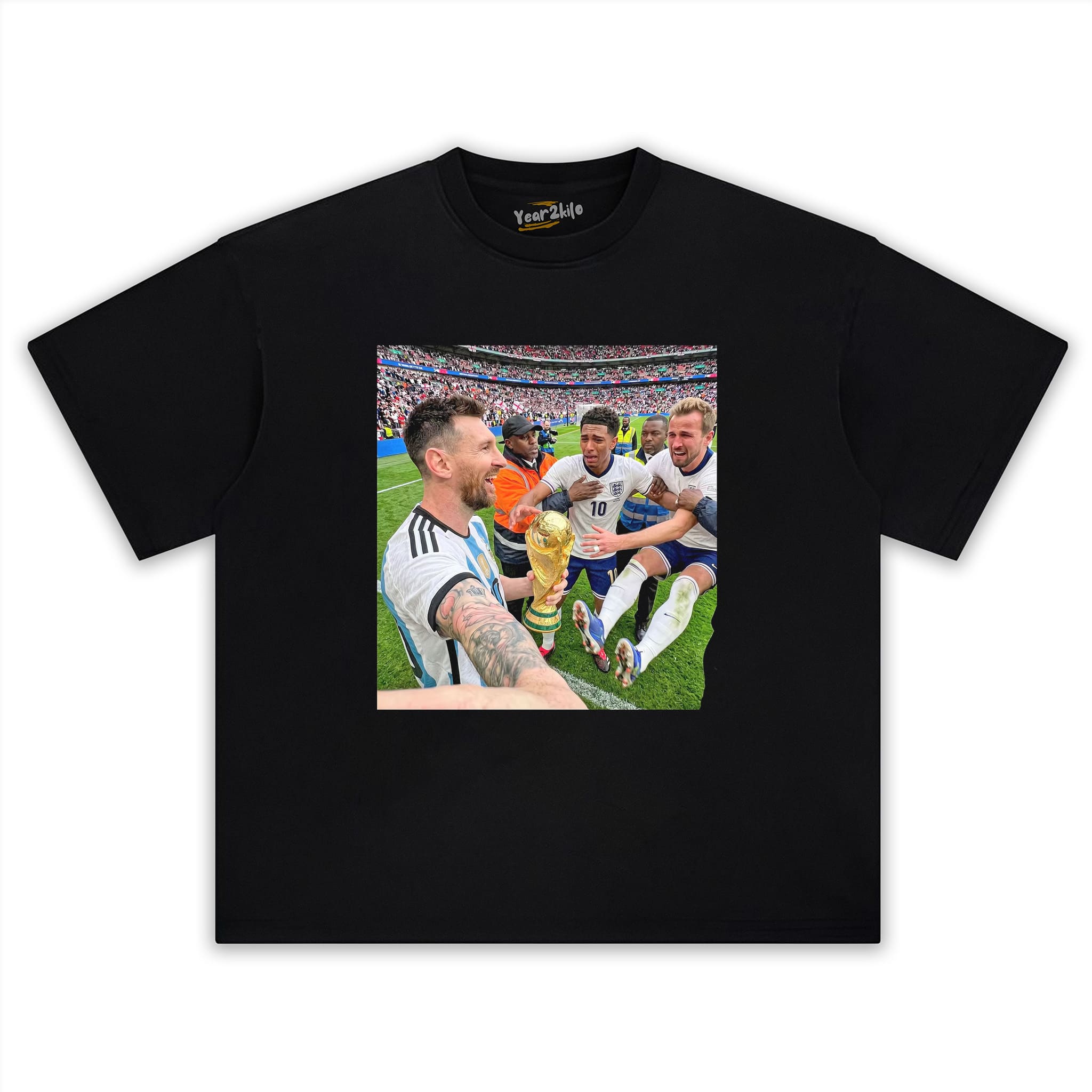 BELLINGHAM, KANE & MESSI WORLD CUP FUNNY TANK TOP & TEE & LONG SLEEVE & LAYERED LS & HOODIE