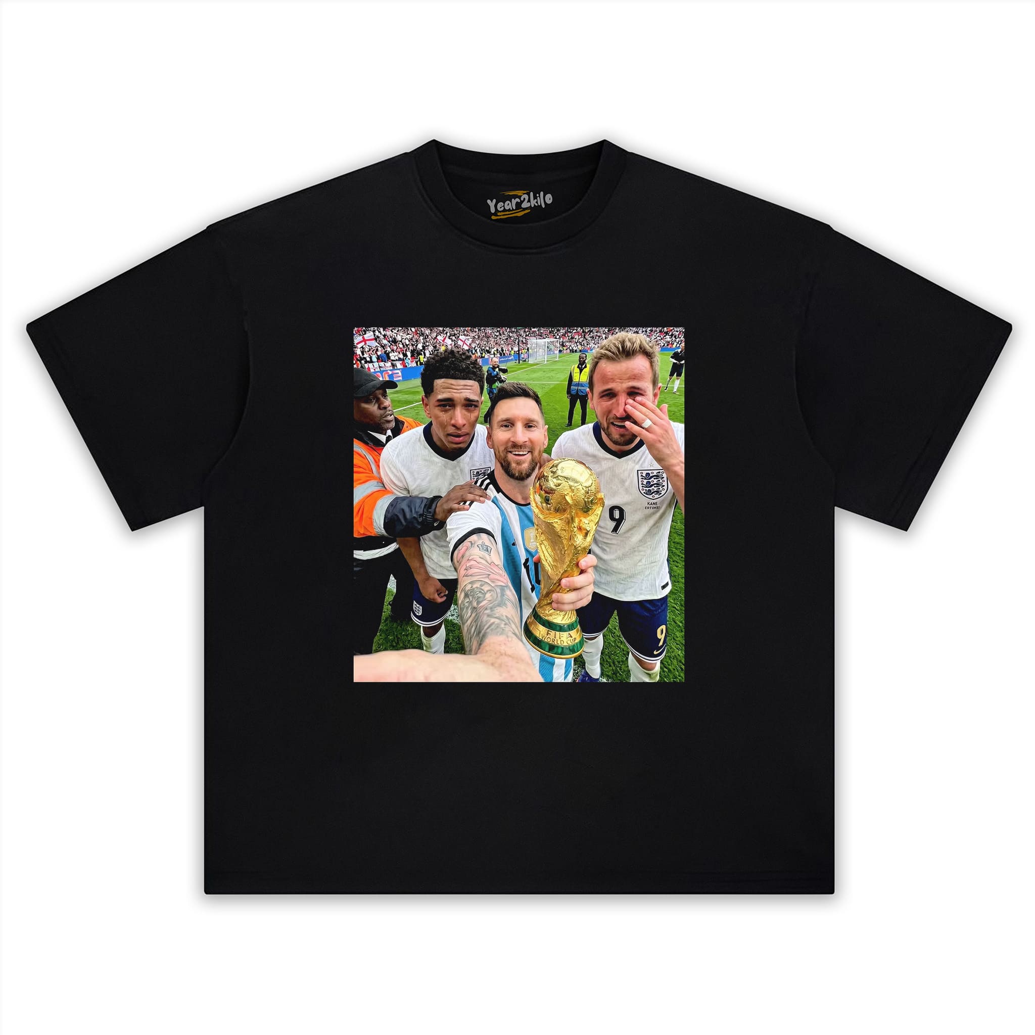 BELLINGHAM, KANE & MESSI WORLD CUP FUNNY V1 TANK TOP & TEE & LONG SLEEVE & LAYERED LS & HOODIE