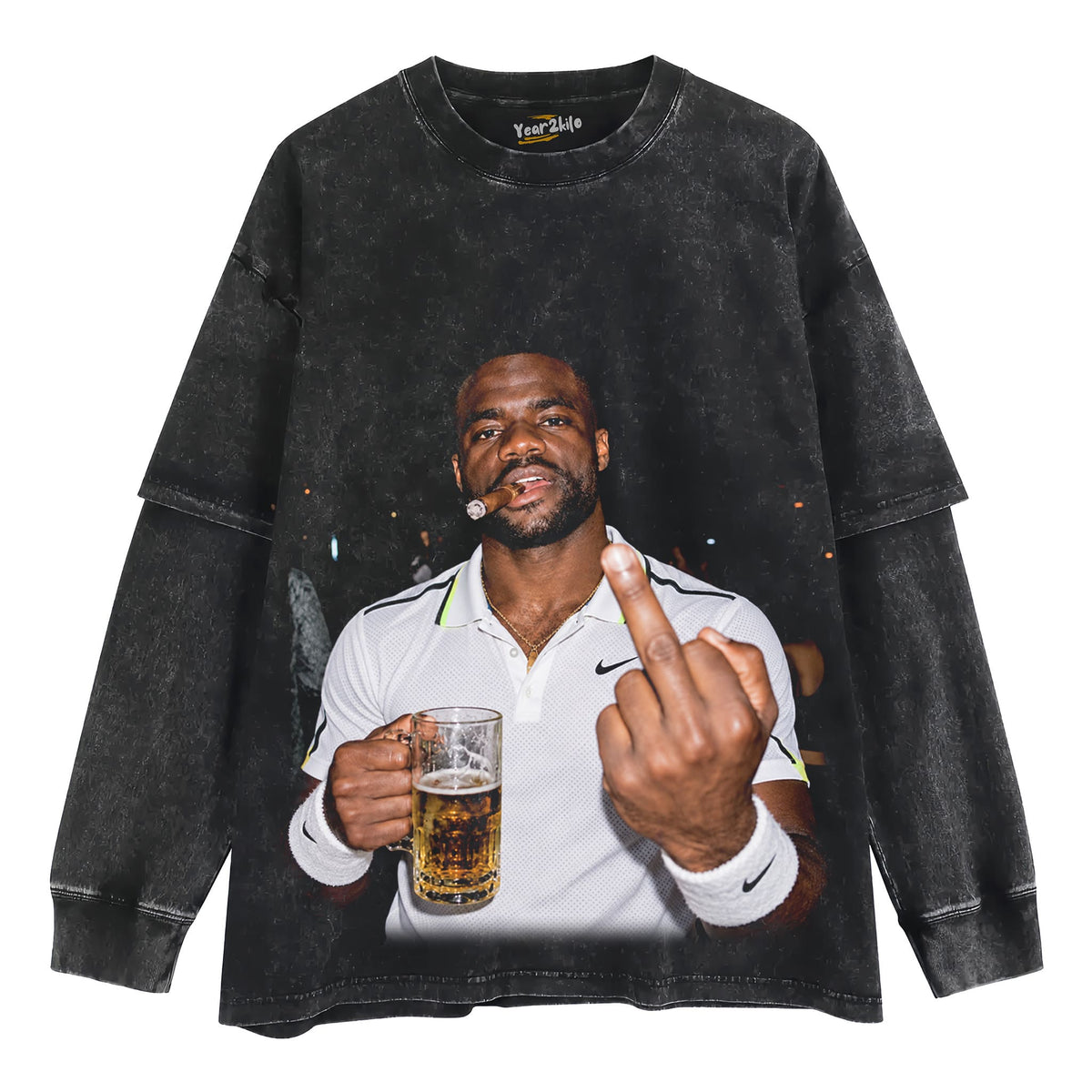 BIG FOE - MIDDLE FINGER TANK TOP & TEE & LONG SLEEVE & LAYERED LS & HOODIE