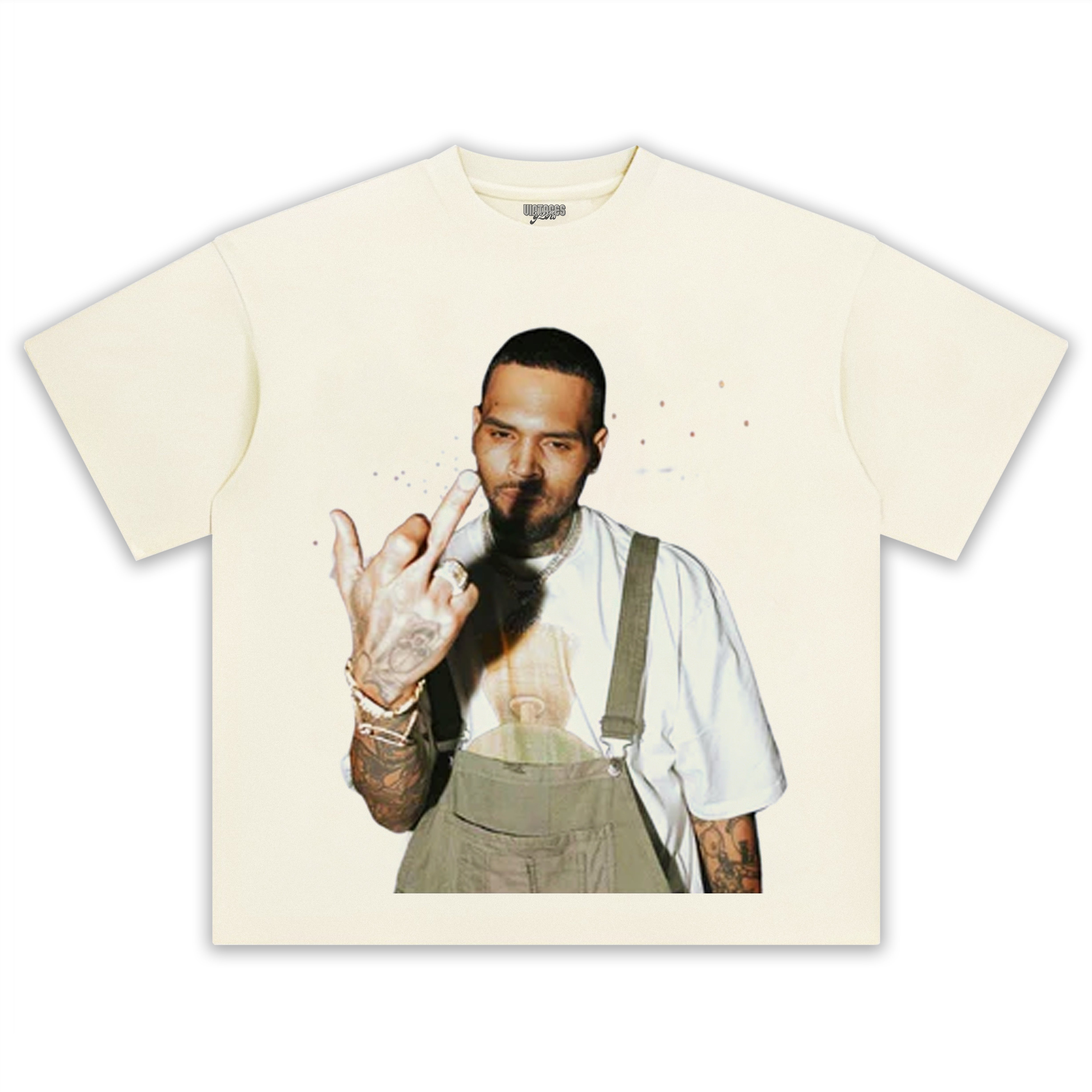 BIG FACE CHRIS BROWN TEE