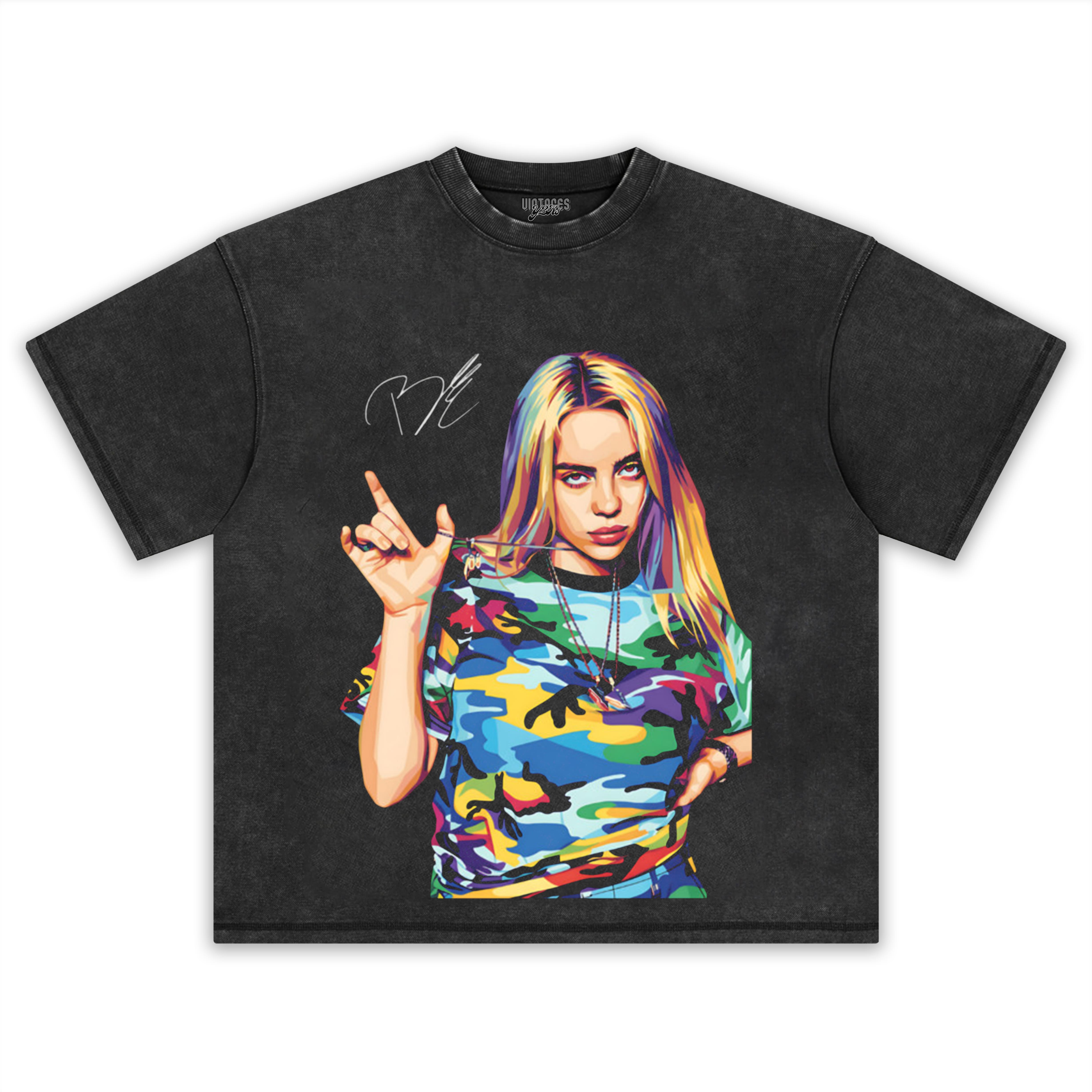 BILLIE EILISH VINTAGE V6 TEE & LS & HOODIE