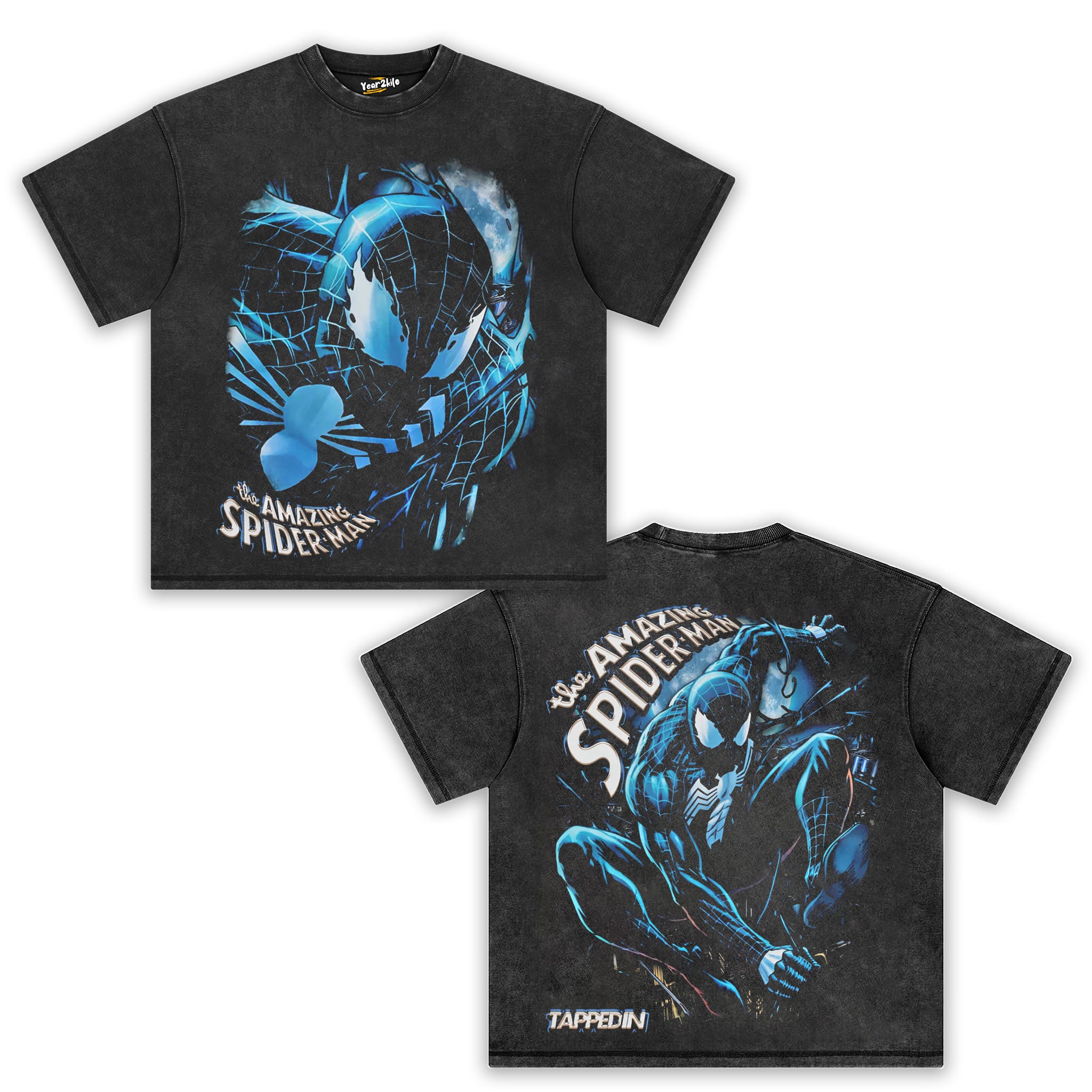 BLACK SUIT SPIDEY TANK TOP & TEE