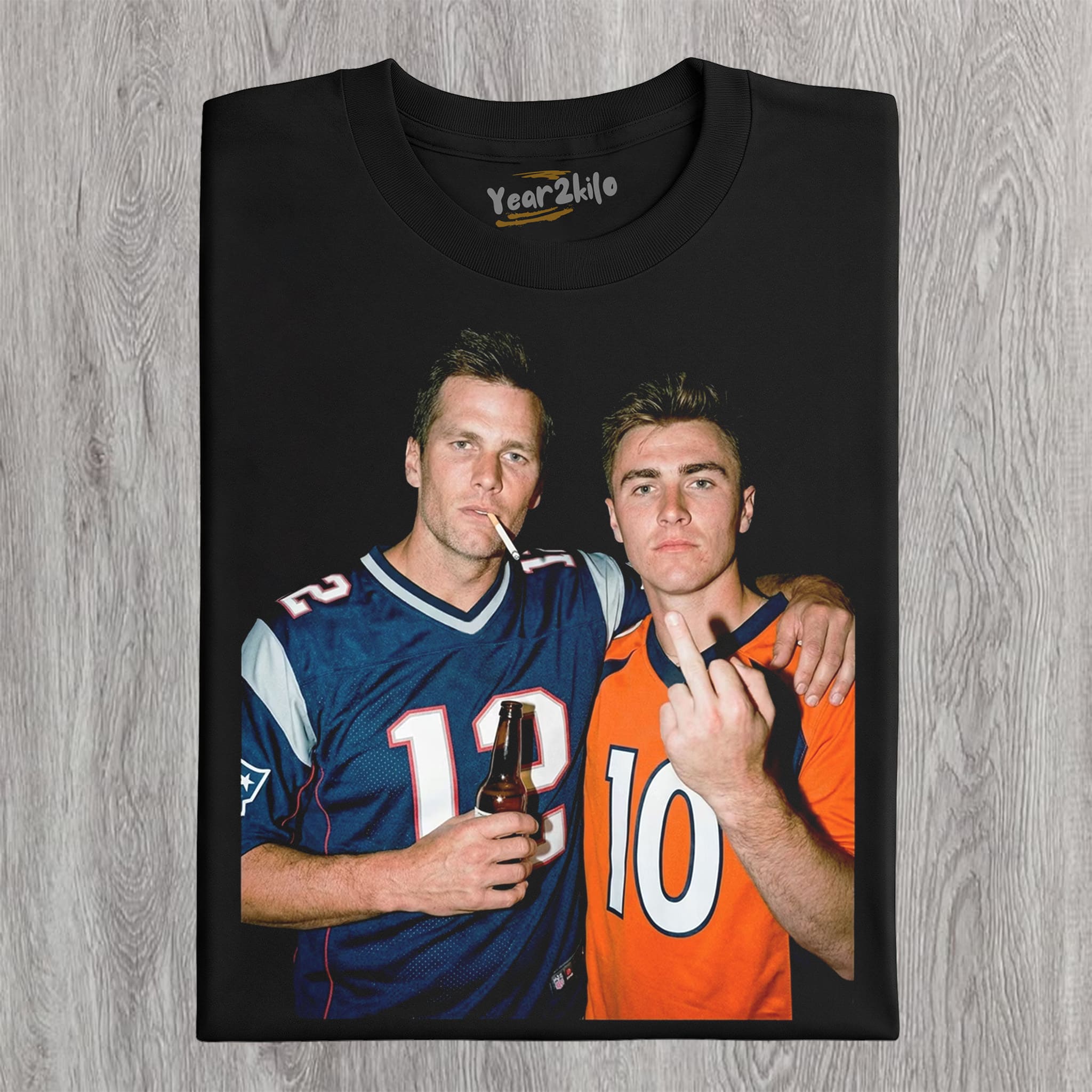 BO NIX & TOM BRADY FOOTBALL TANK TOP & TEE & LONG SLEEVE & LAYERED LS & HOODIE