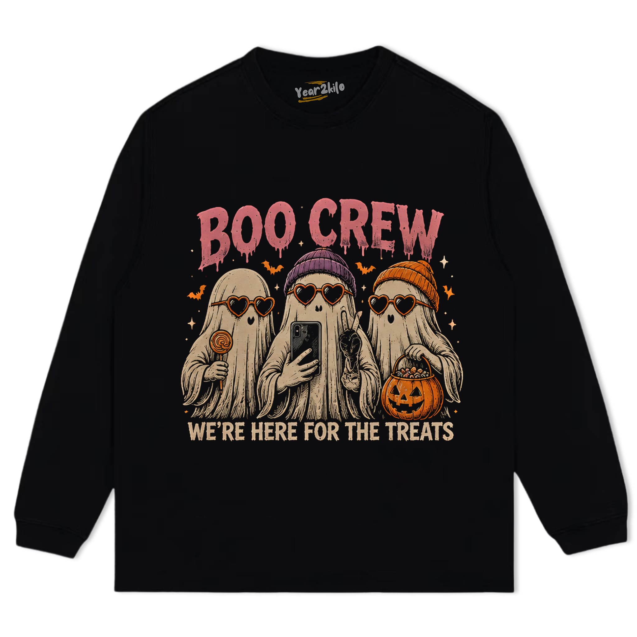 BOO CREW TANK TOP & TEE & LONG SLEEVE & LAYERED LS & HOODIE