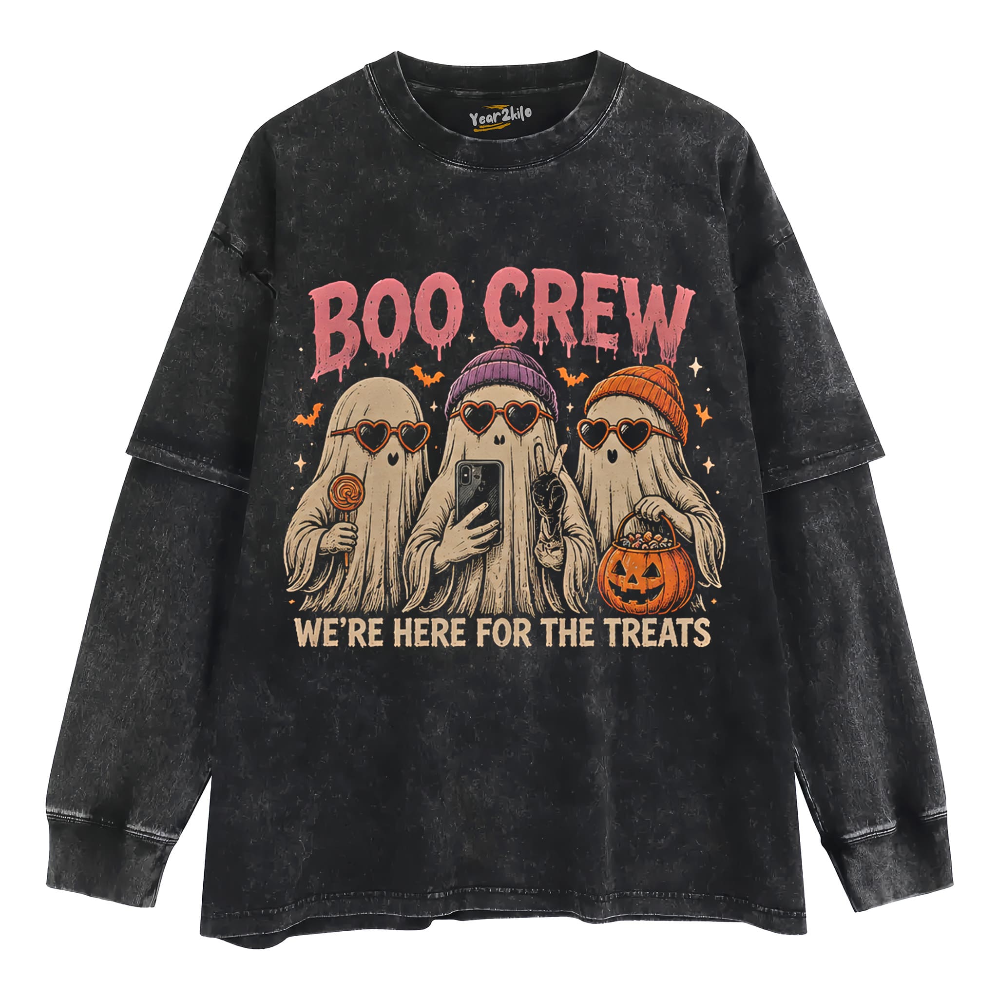 BOO CREW TANK TOP & TEE & LONG SLEEVE & LAYERED LS & HOODIE